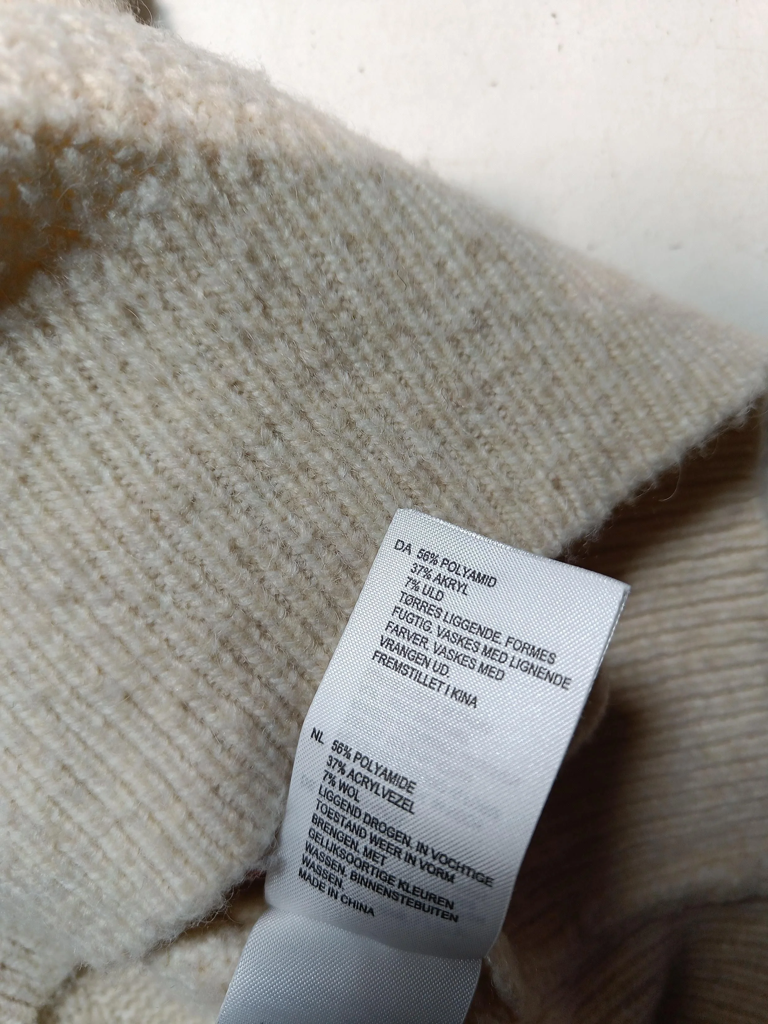 White Stuff Women's Jumper UK 16 Cream Polyamide with Acrylic, Wool Pullover - Image 8