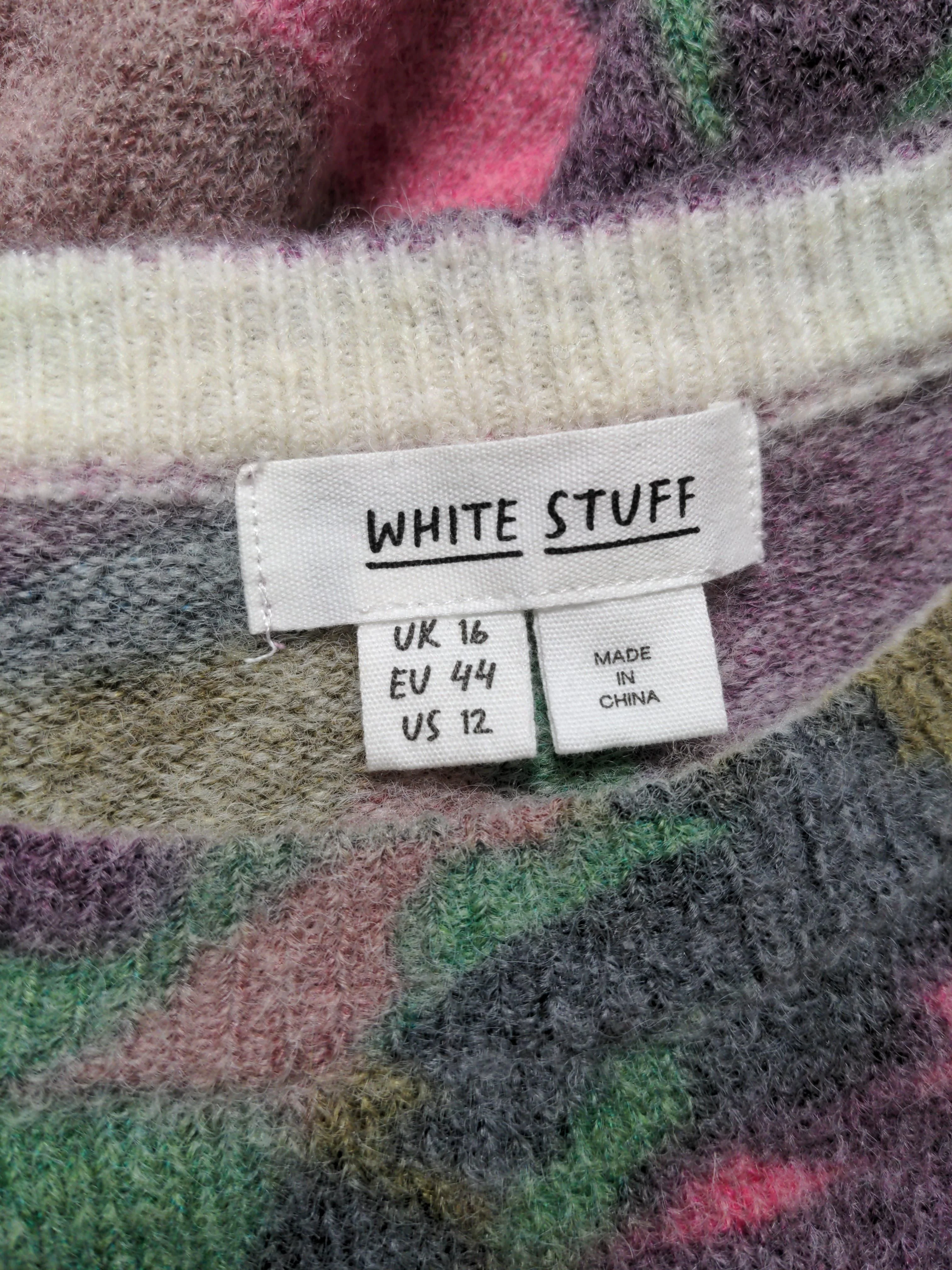 White Stuff Women's Jumper UK 16 Multi Wool - Image 5