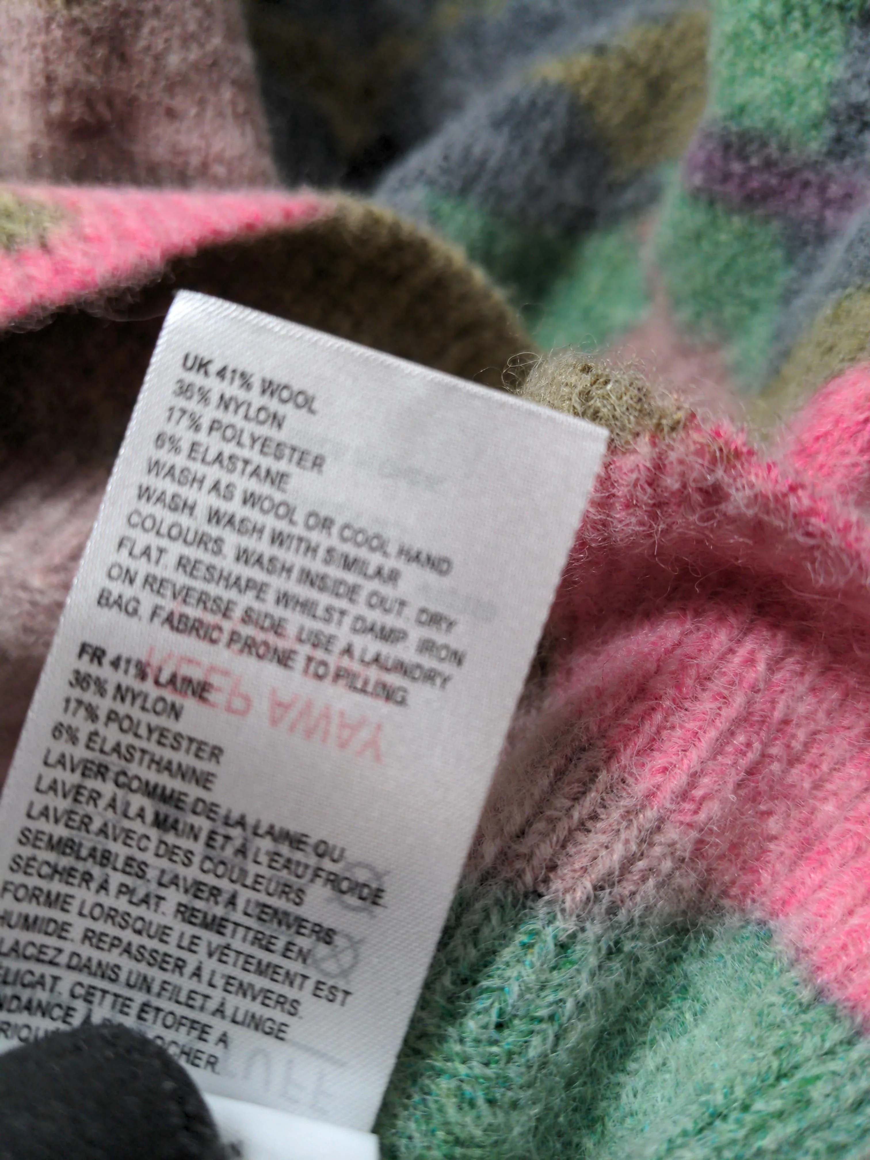 White Stuff Women's Jumper UK 16 Multi Wool - Image 6