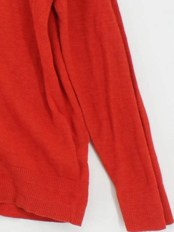 White Stuff Women's Jumper UK 16 Red 100% Cotton Crew Neck Pullover - Image 4