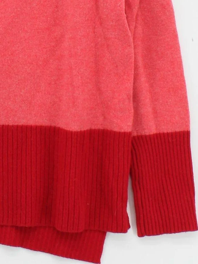 White Stuff Women's Jumper UK 16 Red Wool with Nylon Pullover - Image 4