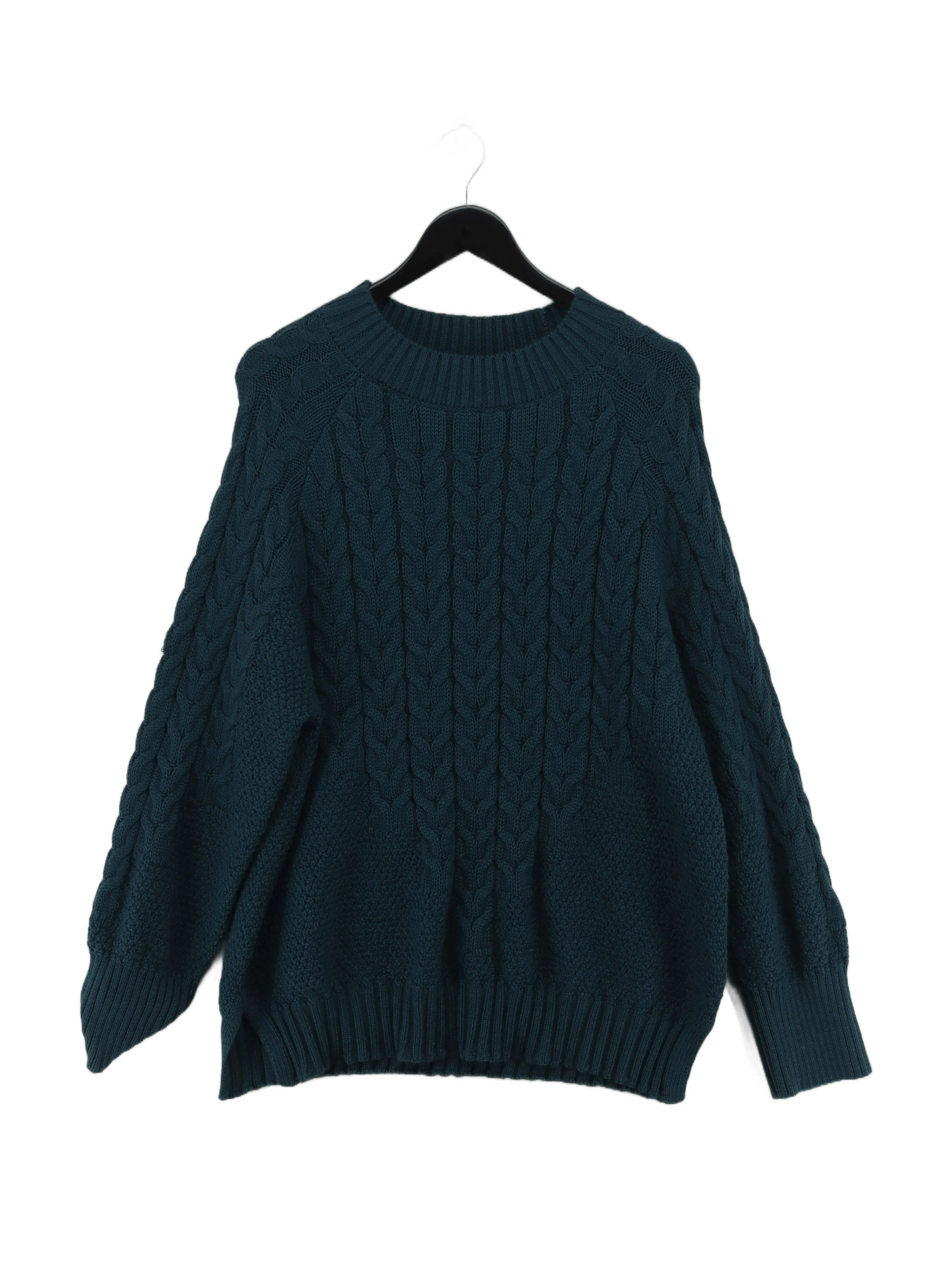 White Stuff Women's Jumper UK 20 Blue 100% Other Crew Neck Pullover