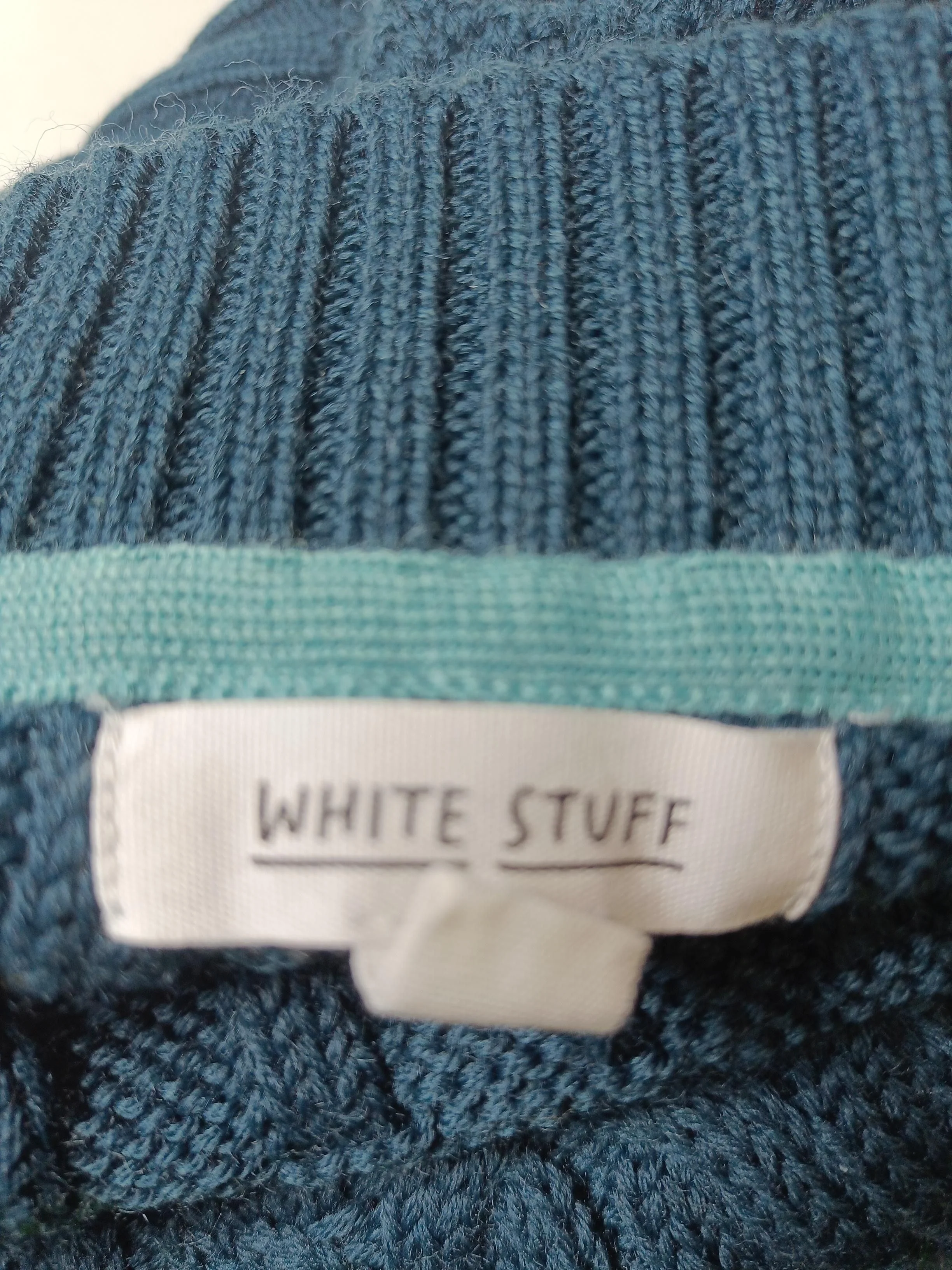 White Stuff Women's Jumper UK 20 Blue 100% Other Crew Neck Pullover - Image 5