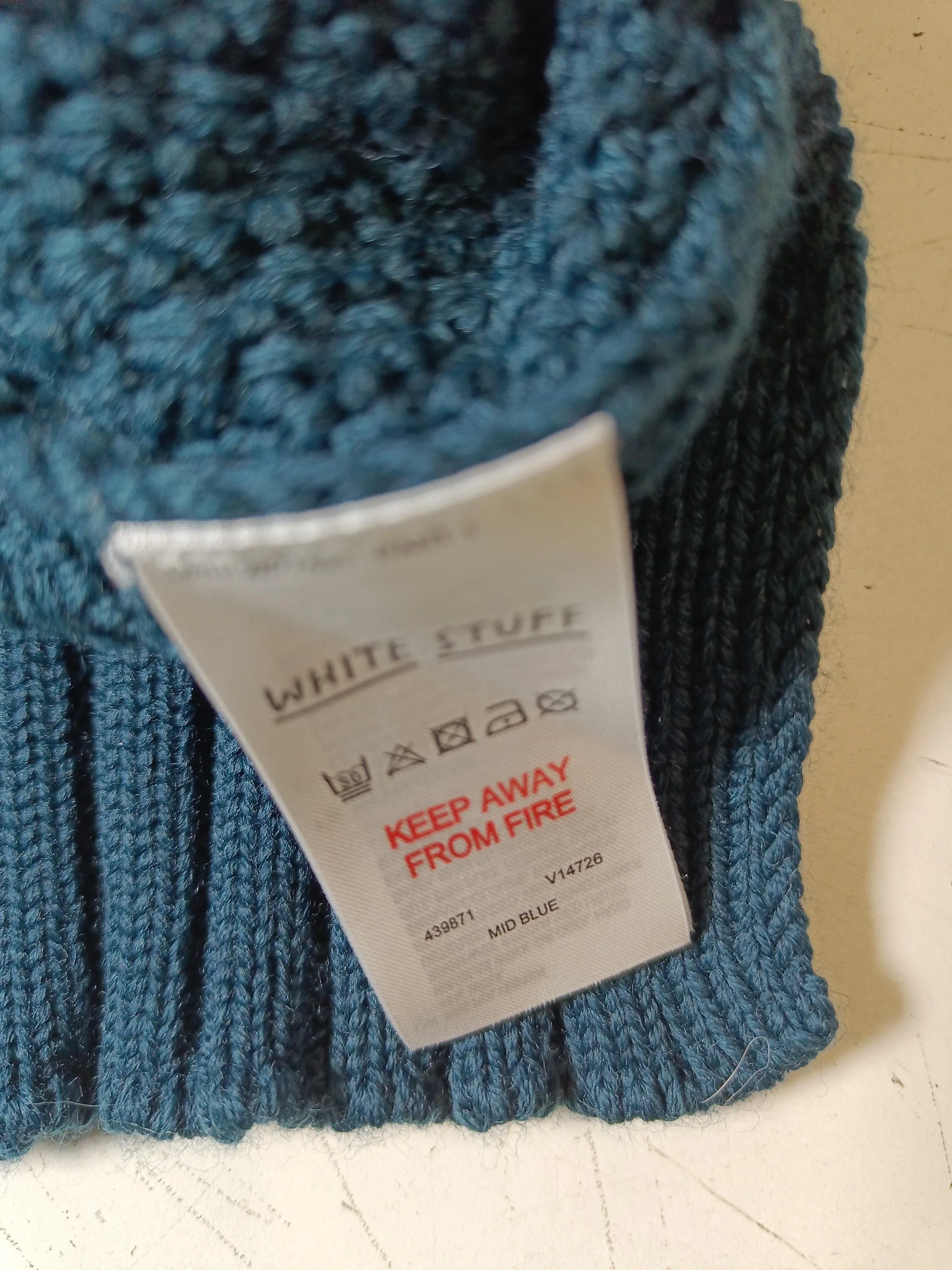White Stuff Women's Jumper UK 20 Blue 100% Other Crew Neck Pullover - Image 6