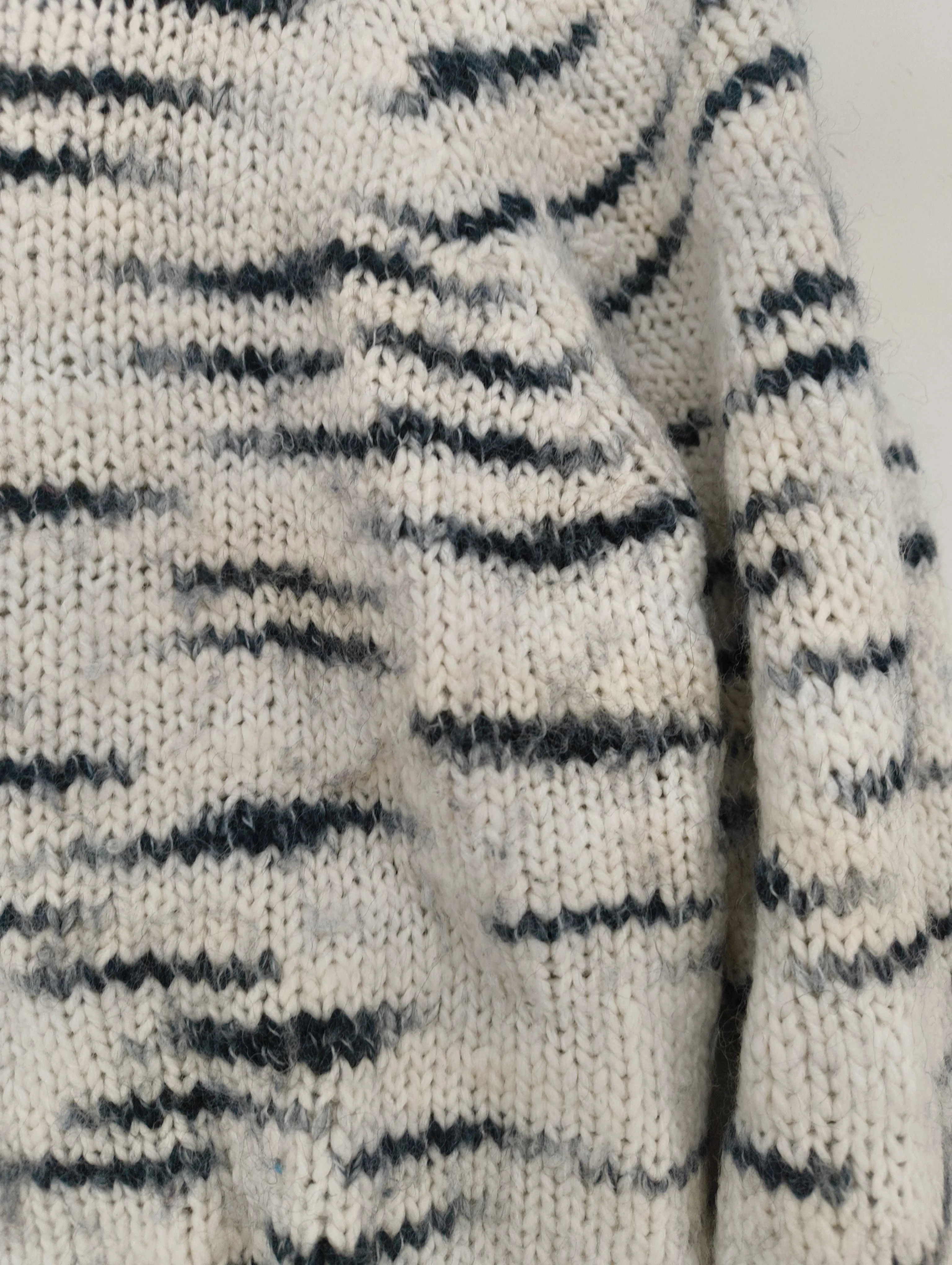 White Stuff Women's Jumper UK 8 Cream Acrylic with Wool Pullover - Image 5