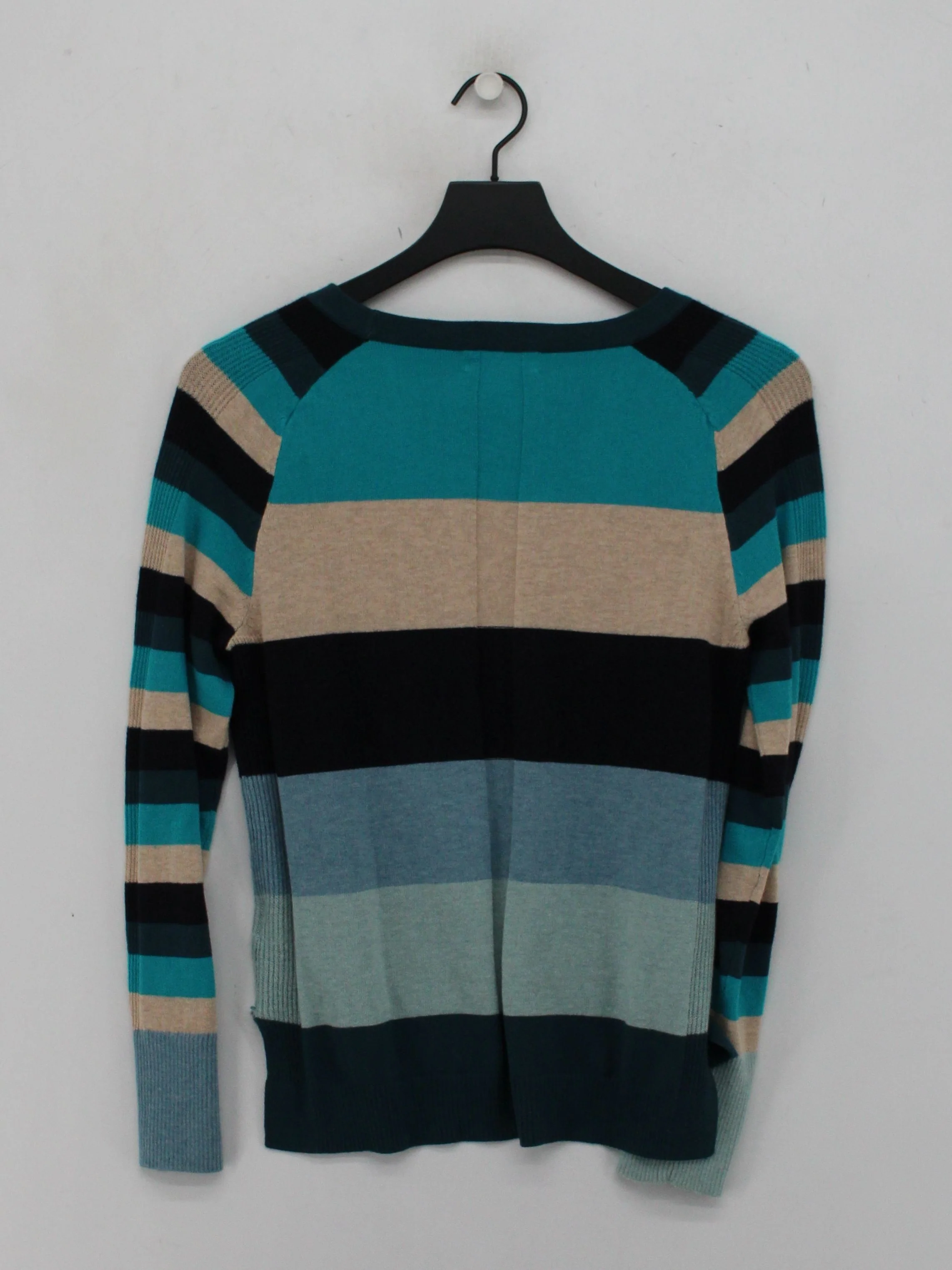 White Stuff Women's Jumper UK 8 Multi Cotton with Wool Pullover - Image 2