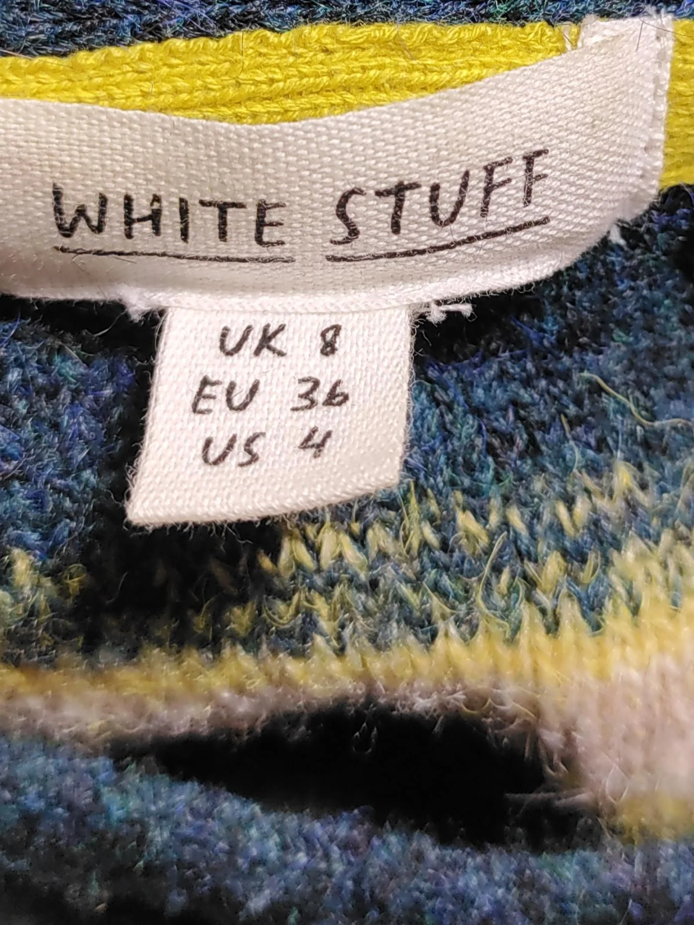 White Stuff Women's Jumper UK 8 Multi Polyester with Nylon, Wool Pullover - Image 6