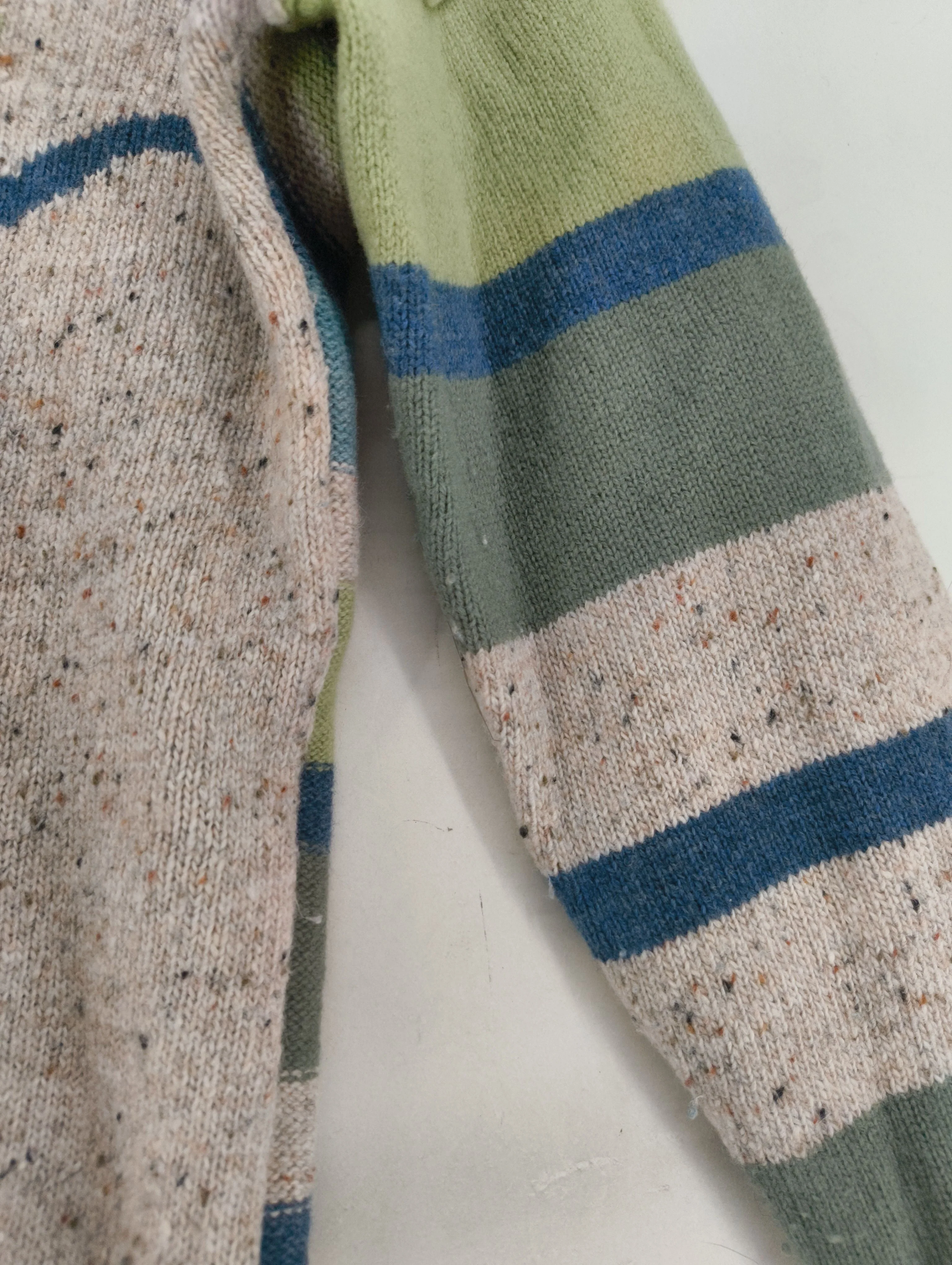 White Stuff Women's Jumper UK 8 Multi Wool with Nylon Pullover - Image 5