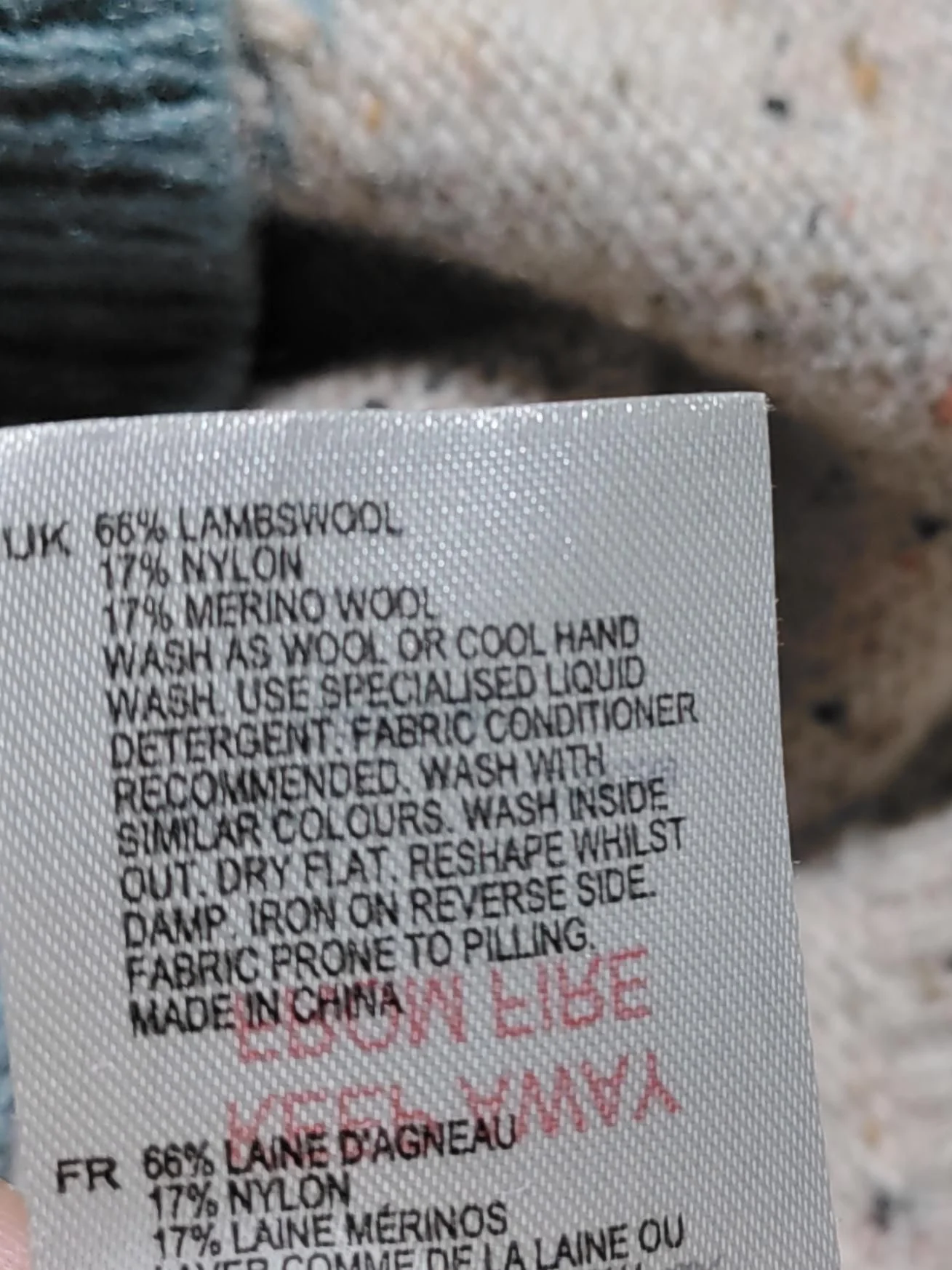 White Stuff Women's Jumper UK 8 Multi Wool with Nylon Pullover - Image 7