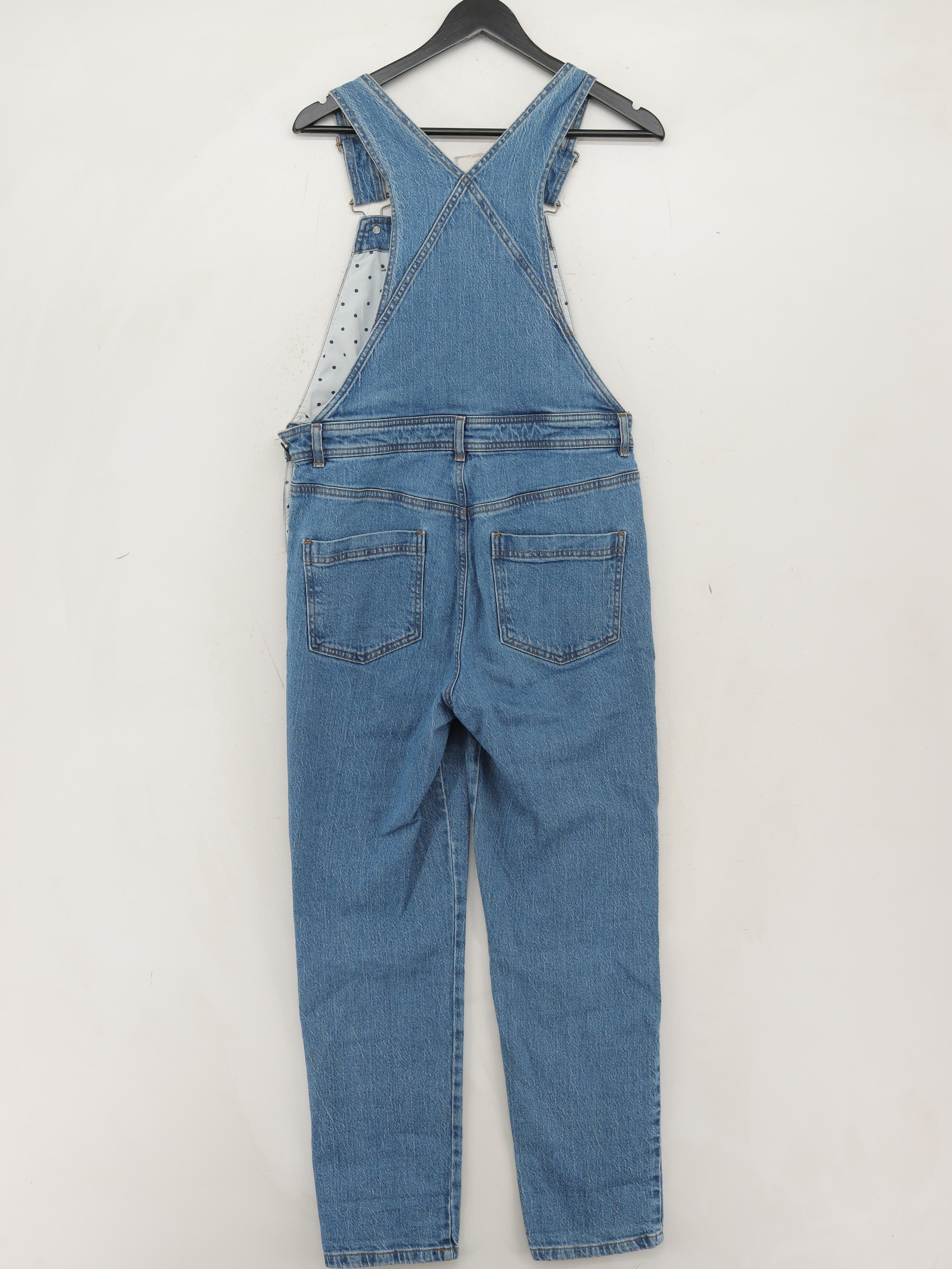 White Stuff Women's Jumpsuit UK 10 Blue Cotton with Elastane Straight Jumpsuit - Image 2