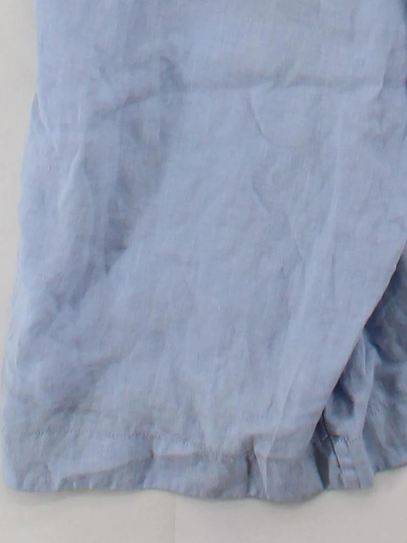 White Stuff Women's Jumpsuit UK 18 Blue 100% Linen Wide-Leg Jumpsuit - Image 4