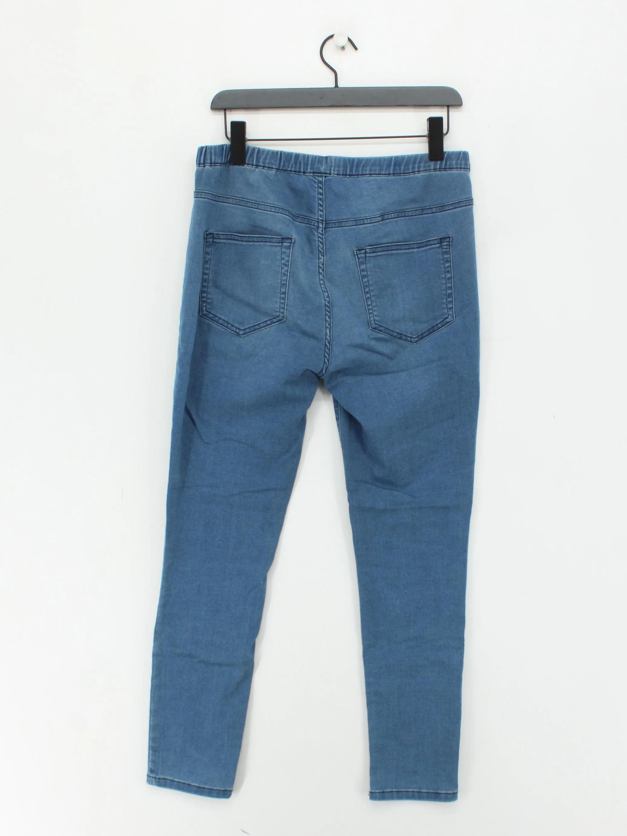 White Stuff Women's Leggings UK 14 Blue Cotton - Image 2