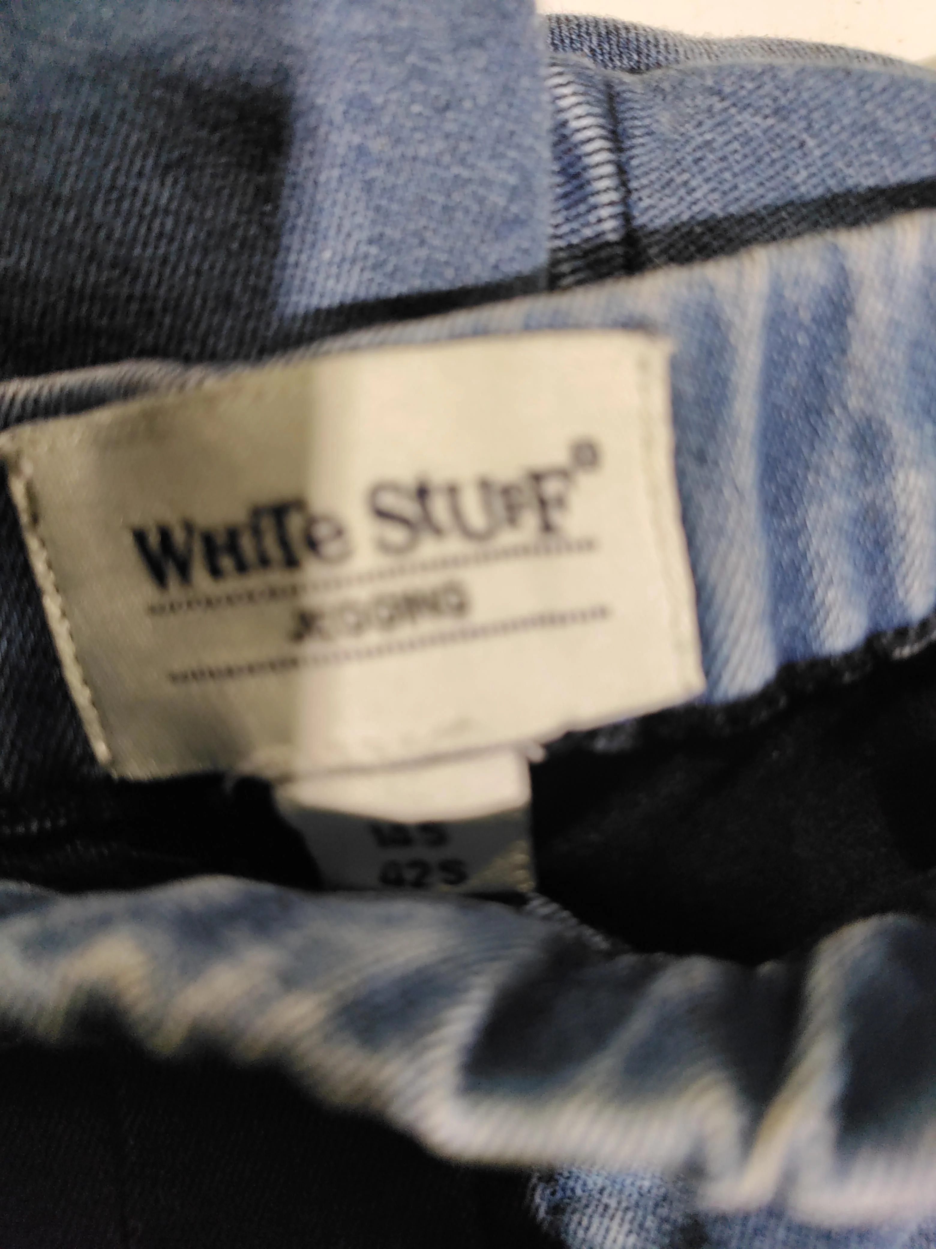 White Stuff Women's Leggings UK 14 Blue Cotton - Image 5