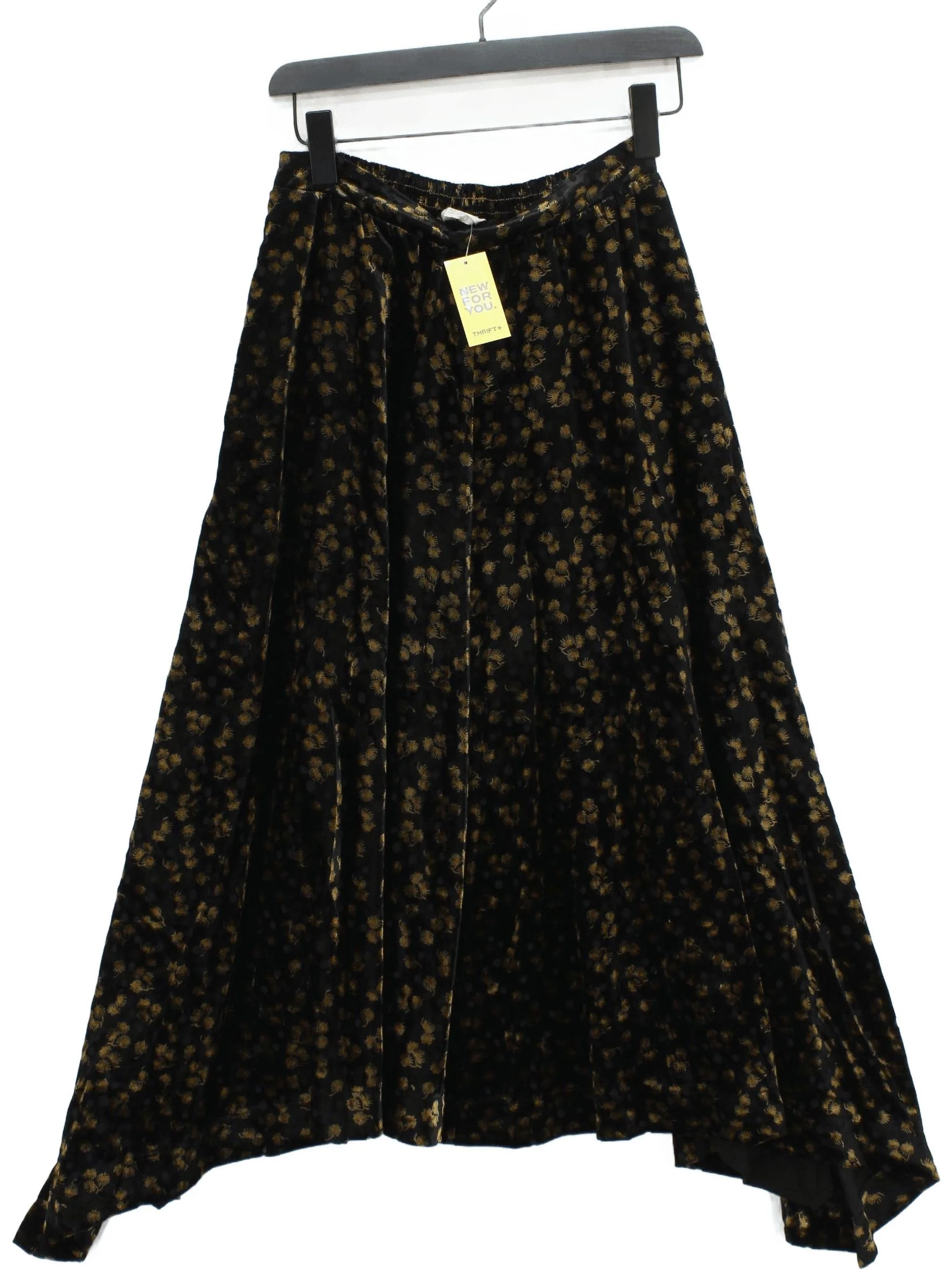 White Stuff Women's Maxi Skirt UK 8 Black Floral 100% Other Long Maxi
