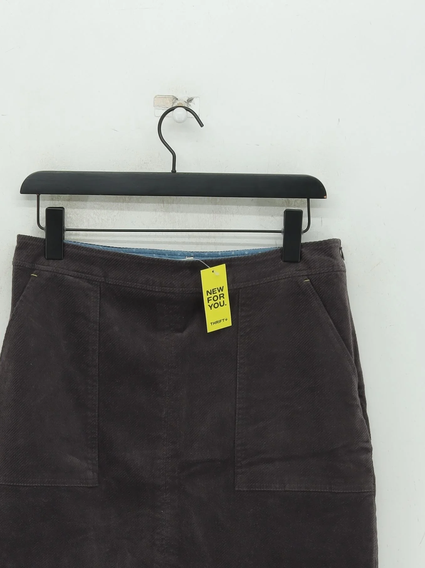 White Stuff Women's Midi Skirt UK 10 Grey Cotton - Image 3