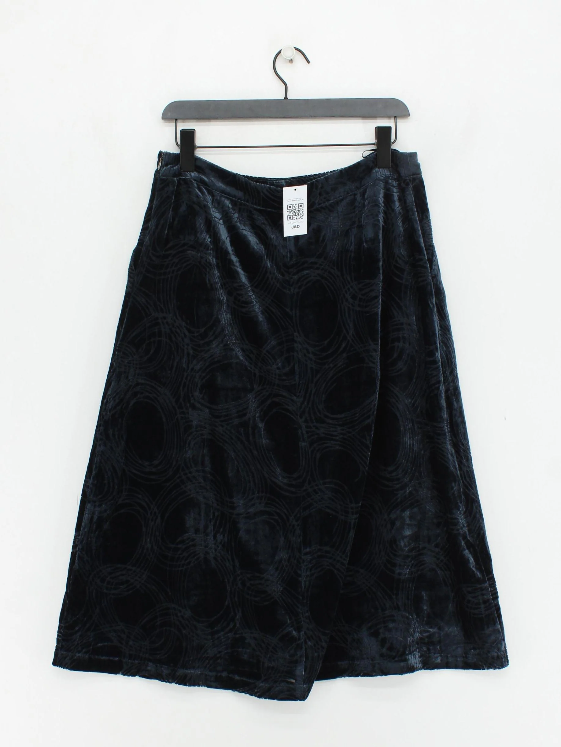 White Stuff Women's Midi Skirt UK 12 Blue Viscose with Nylon Midi A-Line - Image 2