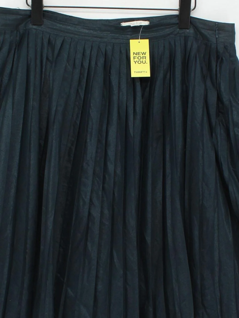 White Stuff Women's Midi Skirt UK 16 Green 100% Polyester Midi Pleated - Image 3