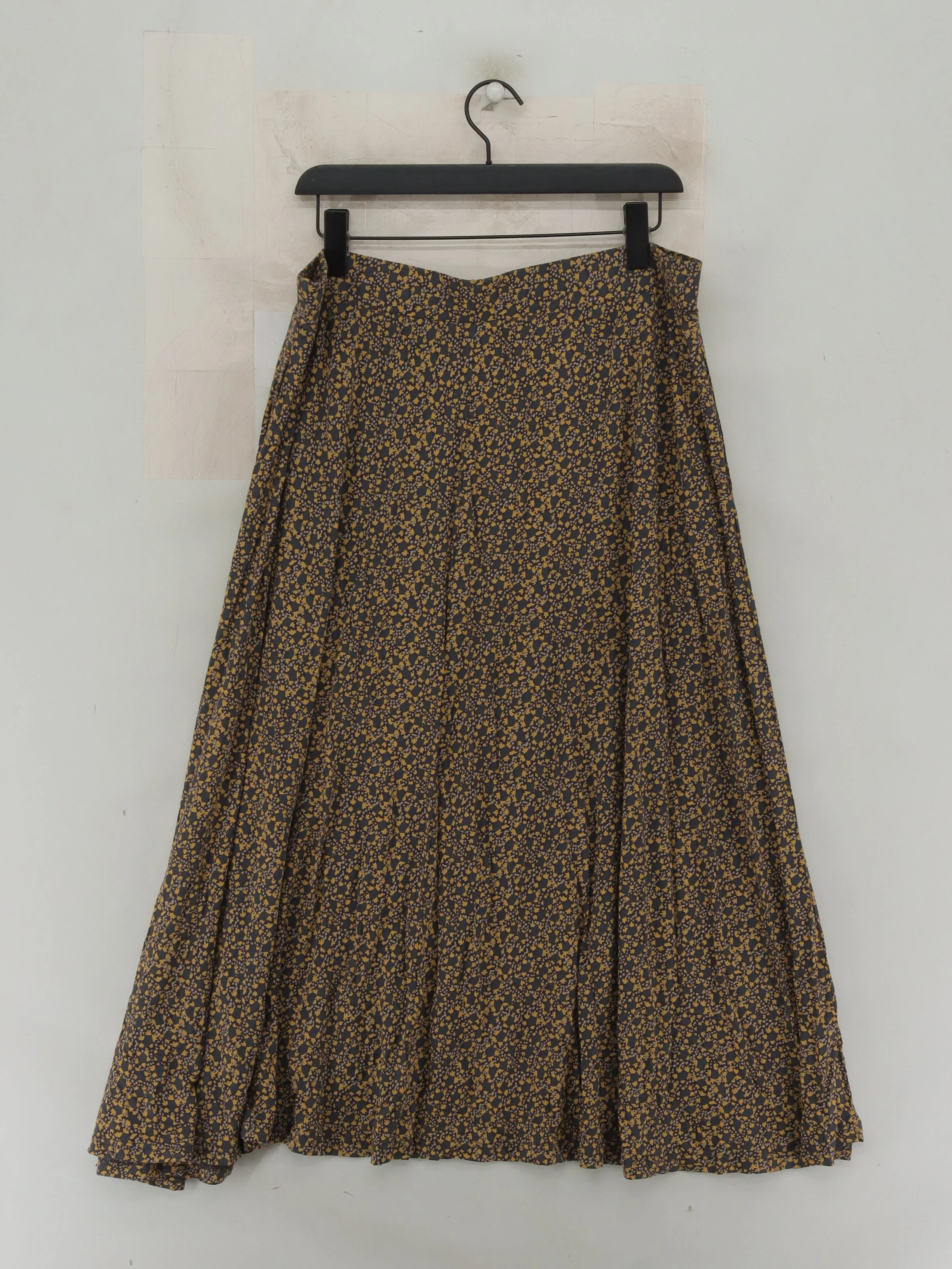 White Stuff Women's Midi Skirt UK 18 Multi Viscose with Elastane A-Line - Image 2