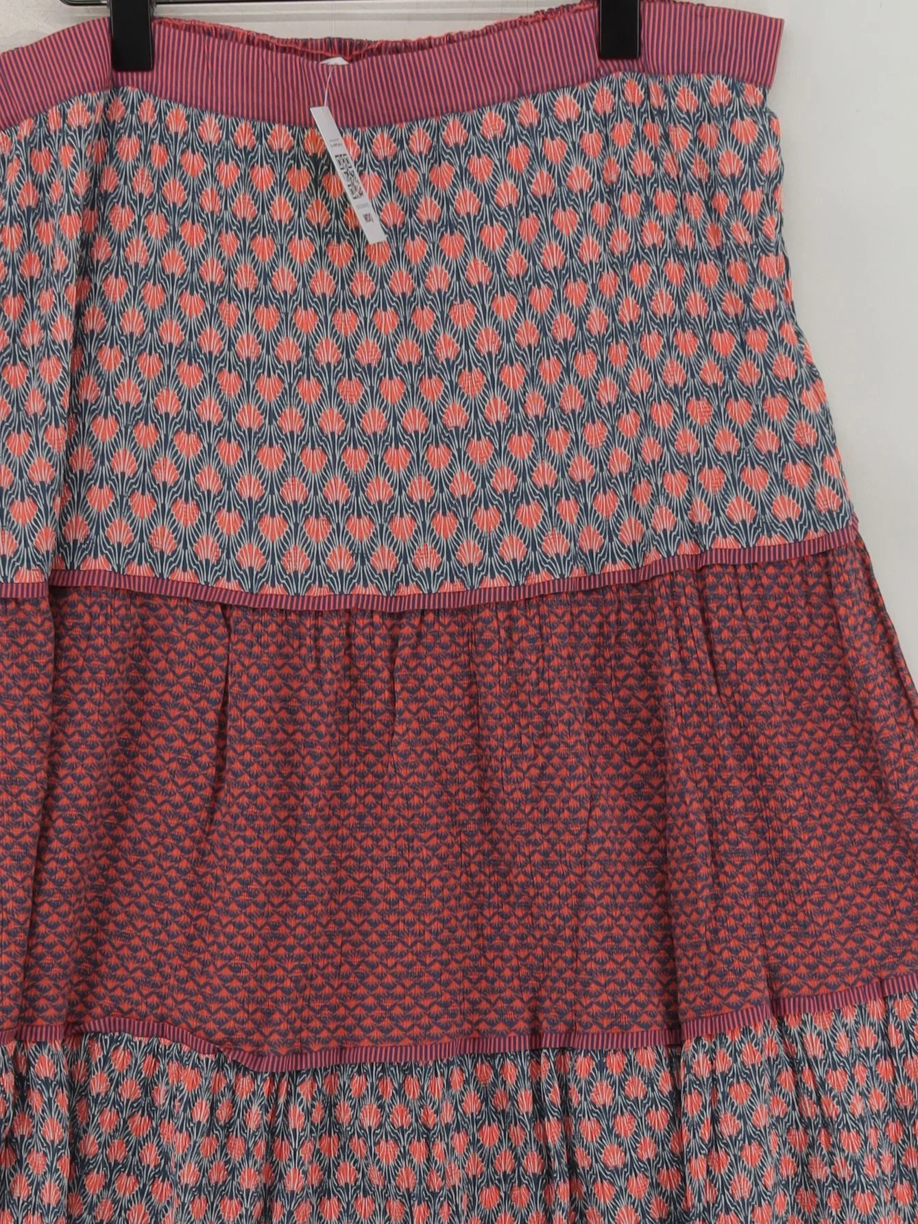 White Stuff Women's Midi Skirt XL Multi Floral 100% Other Midi A-Line - Image 3