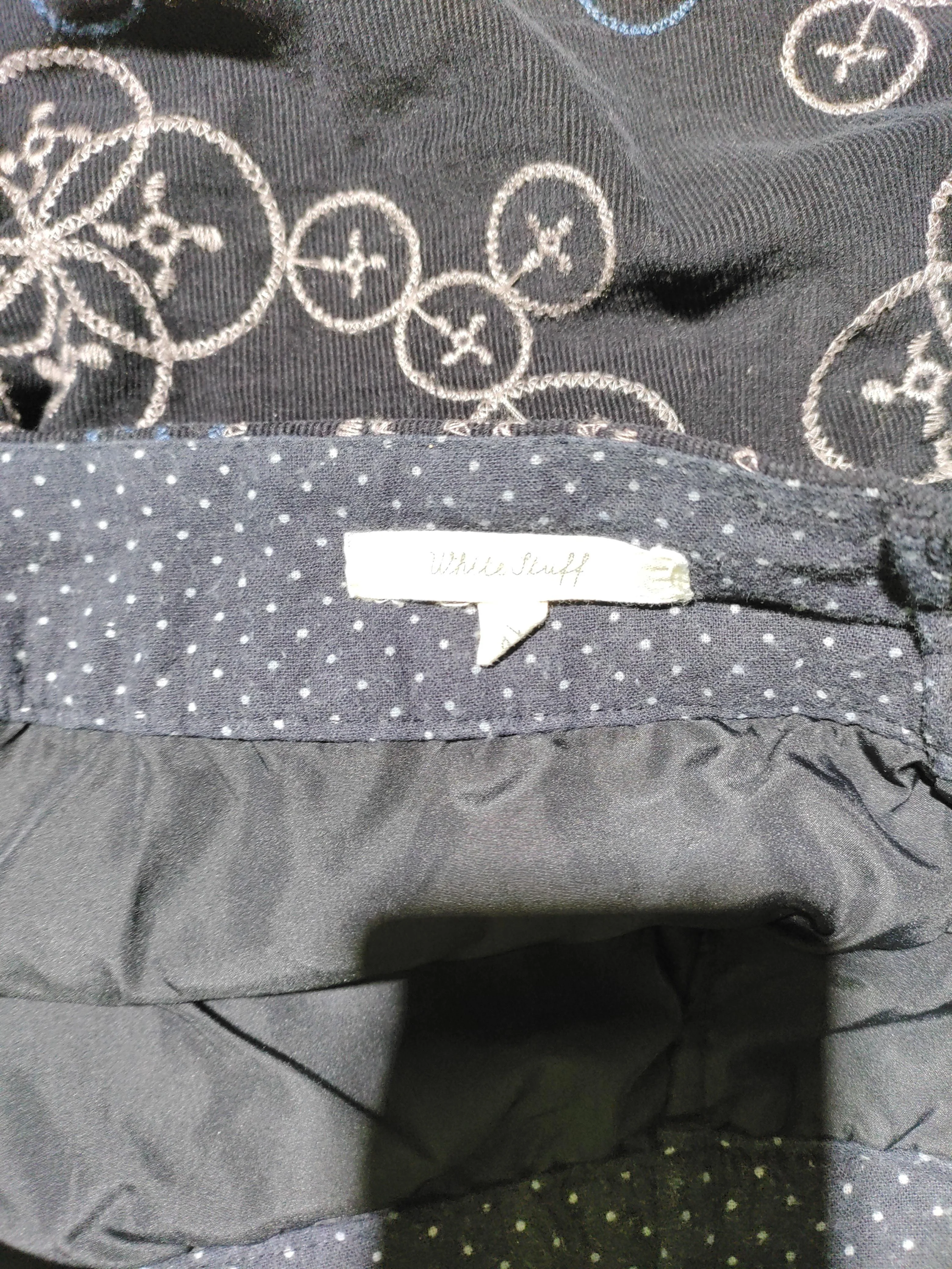 White Stuff Women's Mini Skirt M Black Geometric 100% Other Short Mini - Image 5