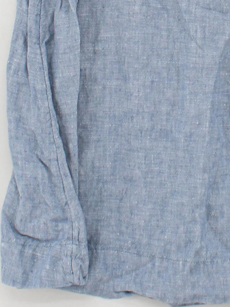 White Stuff Women's Mini Skirt UK 10 Blue 100% Linen Short Mini - Image 4