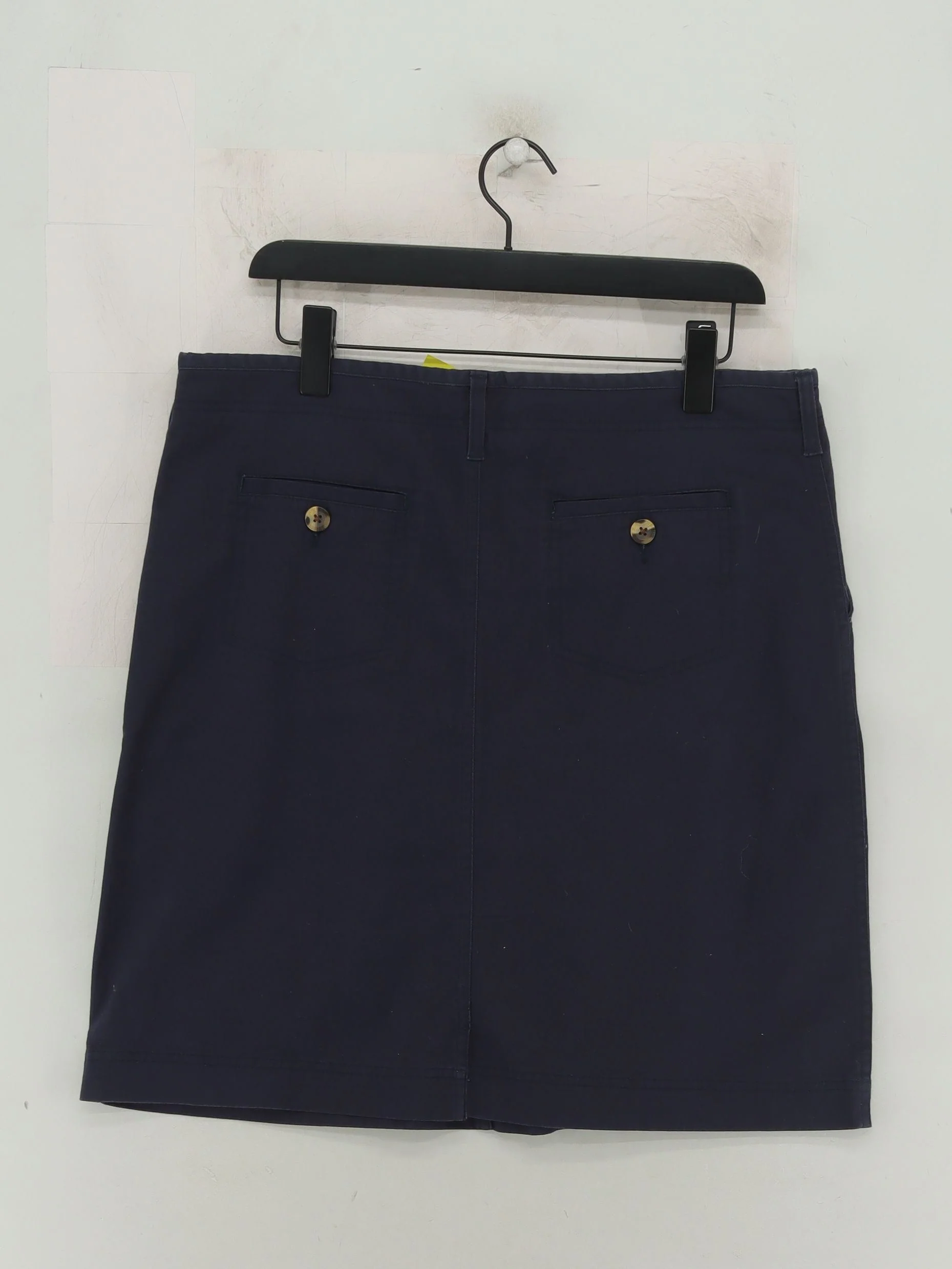 White Stuff Women's Mini Skirt UK 14 Blue Cotton with Elastane Short Mini - Image 2