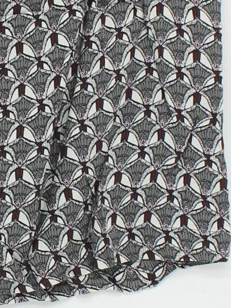 White Stuff Women's Mini Skirt UK 14 Grey Geometric 100% Other Short Mini - Image 4