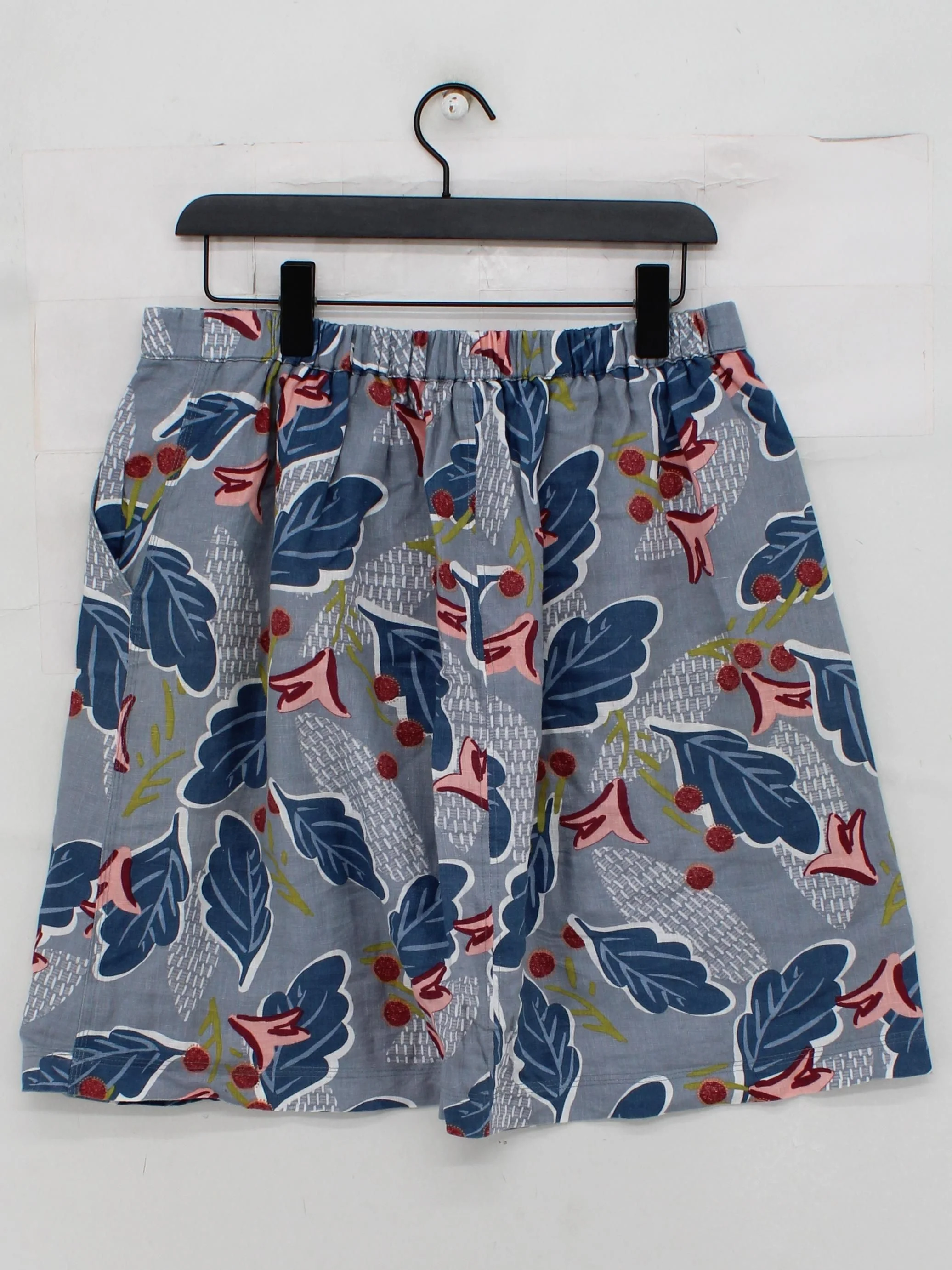 White Stuff Women's Mini Skirt UK 14 Multi Floral 100% Cotton Short Mini - Image 2