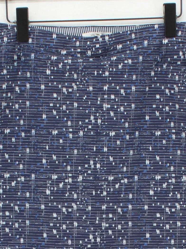 White Stuff Women's Mini Skirt UK 16 Blue Geometric 100% Other Short Mini - Image 3