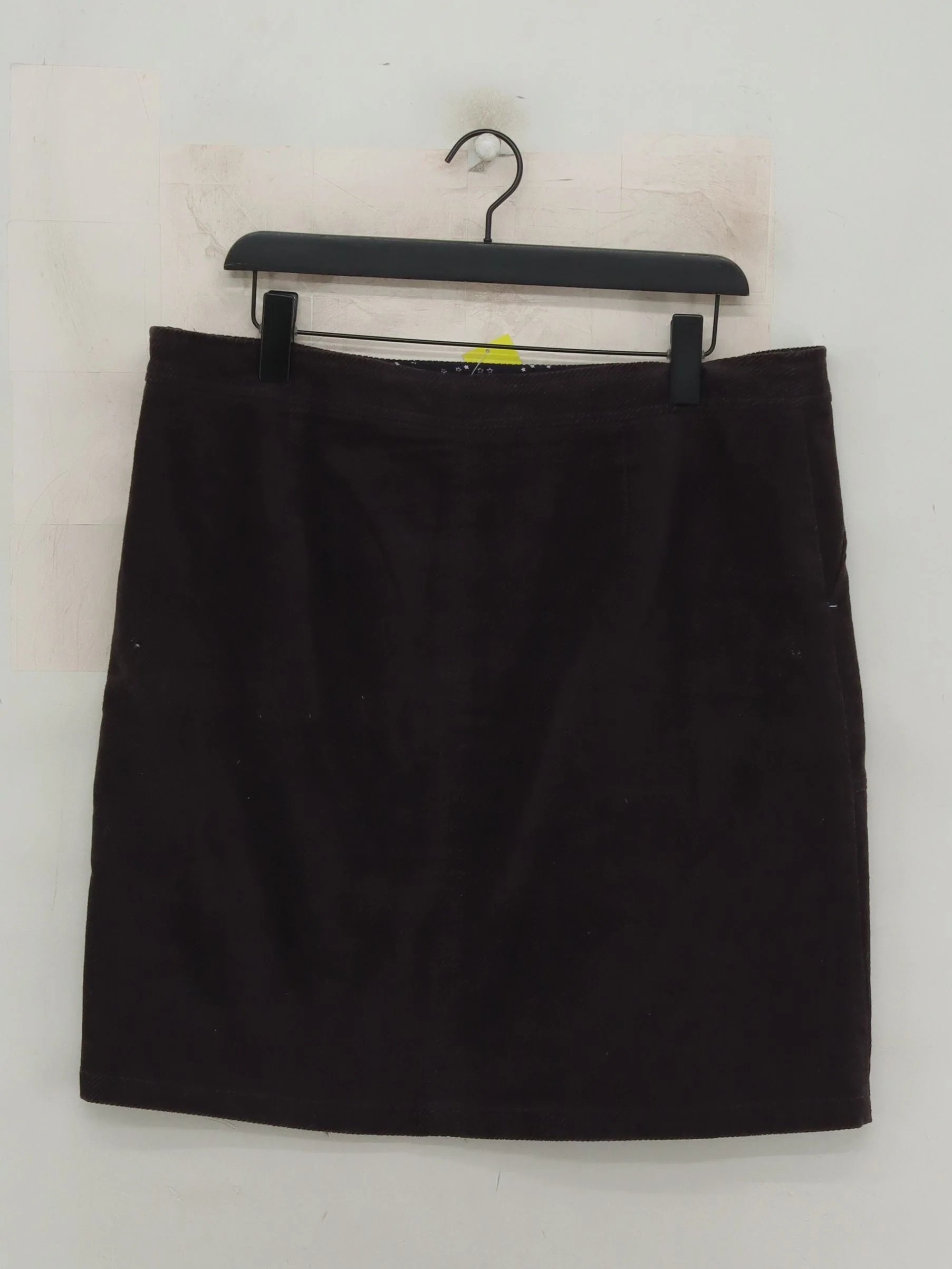 White Stuff Women's Mini Skirt UK 16 Brown Cotton with Elastane Short Mini - Image 2