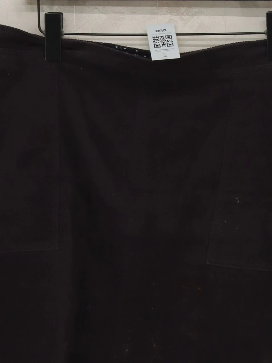 White Stuff Women's Mini Skirt UK 16 Brown Cotton with Elastane Short Mini - Image 3