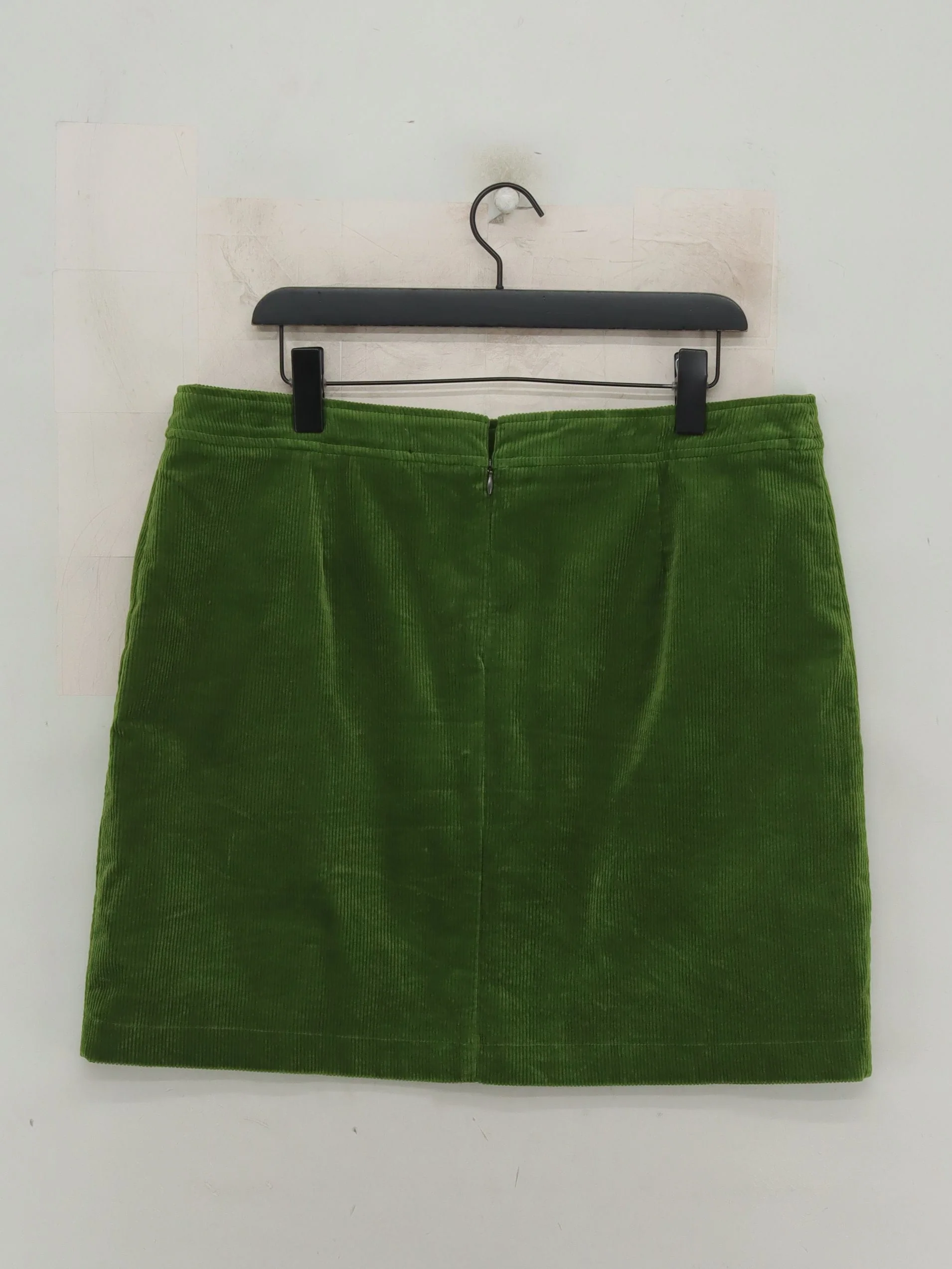 White Stuff Women's Mini Skirt UK 16 Green Cotton with Elastane Short Mini - Image 2