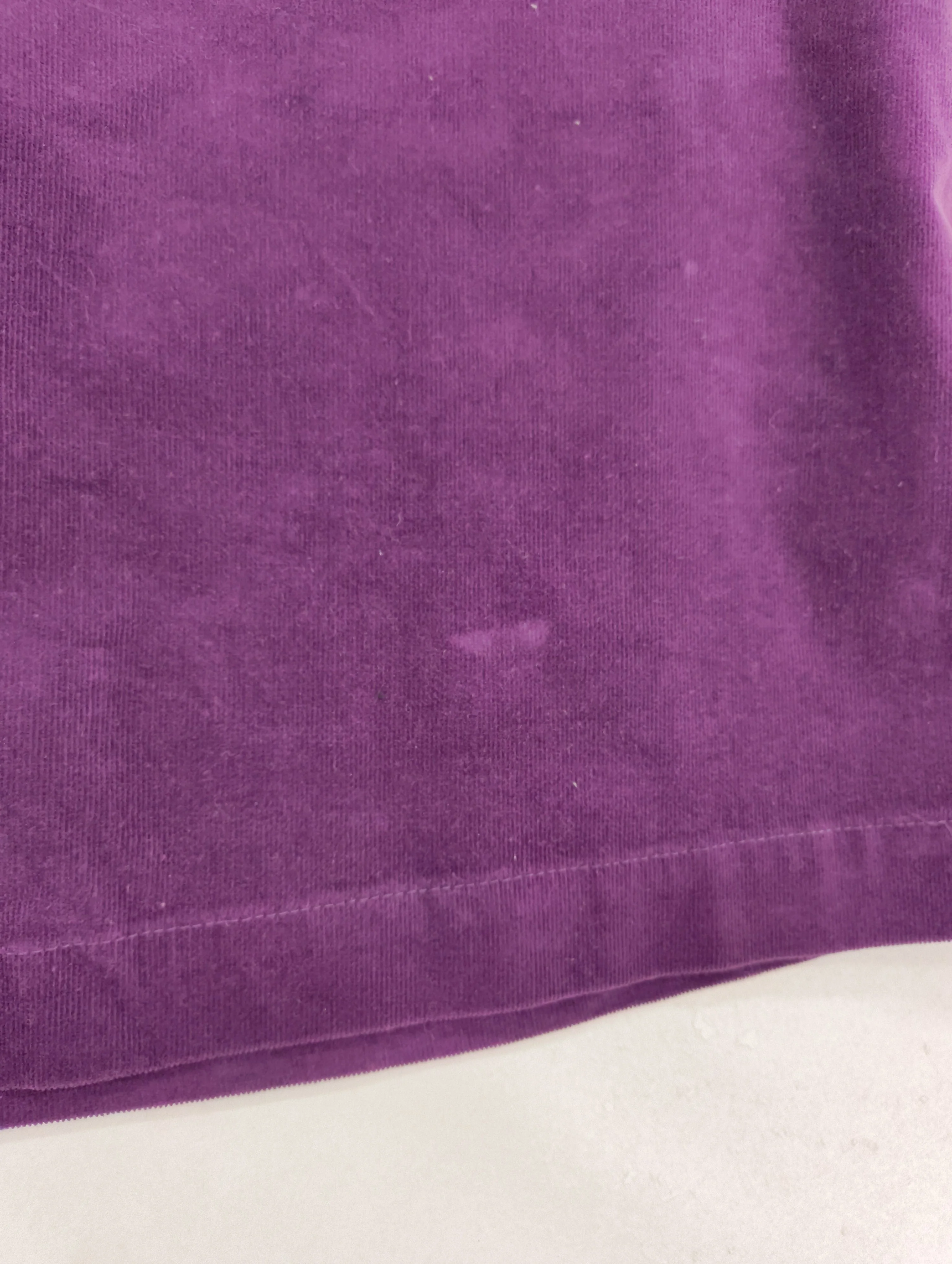 White Stuff Women's Mini Skirt UK 18 Purple Cotton with Elastane Short Mini - Image 5