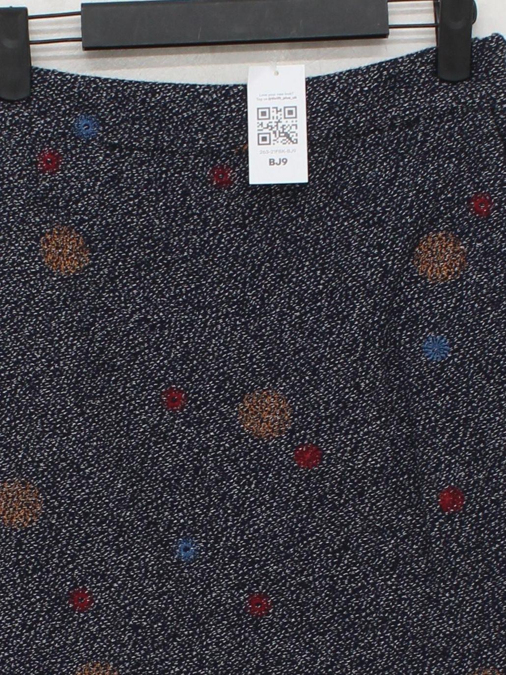 White Stuff Women's Mini Skirt UK 6 Blue Polyester - Image 3