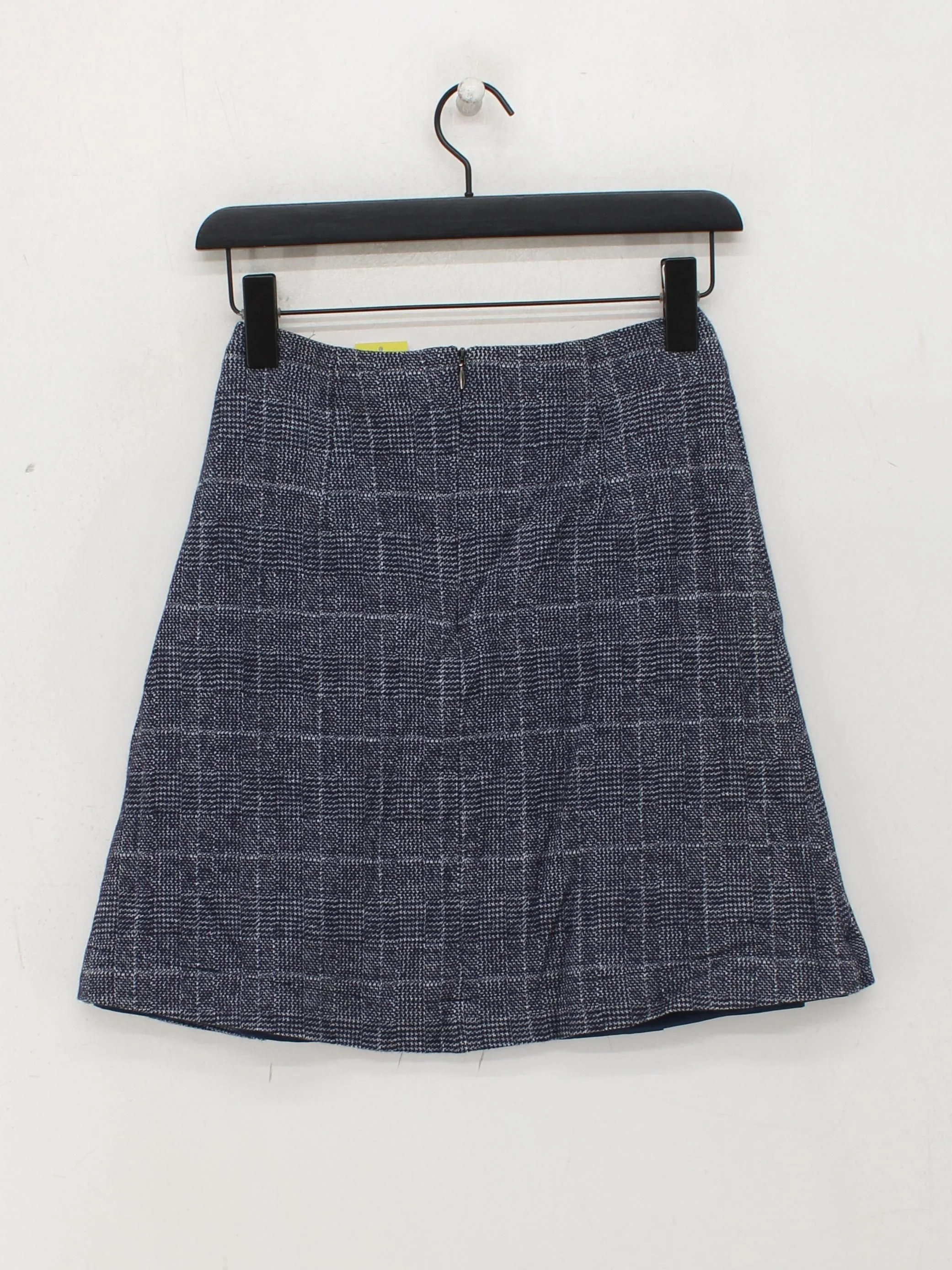 White Stuff Women's Mini Skirt UK 6 Blue Wool with Polyester, Elastane Mini - Image 2