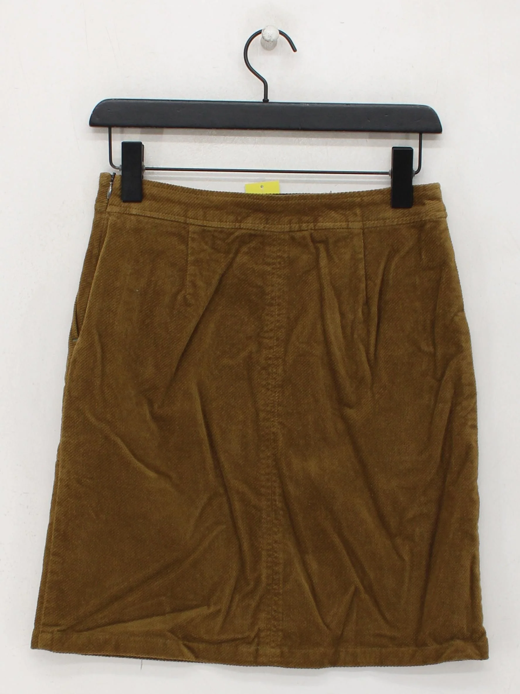 White Stuff Women's Mini Skirt UK 6 Brown Cotton with Elastane Short Mini - Image 2