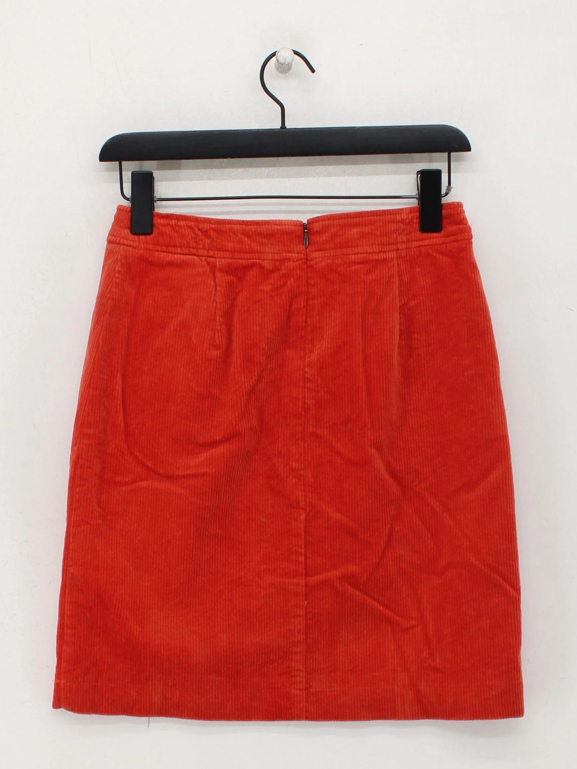 White Stuff Women's Mini Skirt UK 6 Orange Cotton with Elastane Short Mini - Image 2