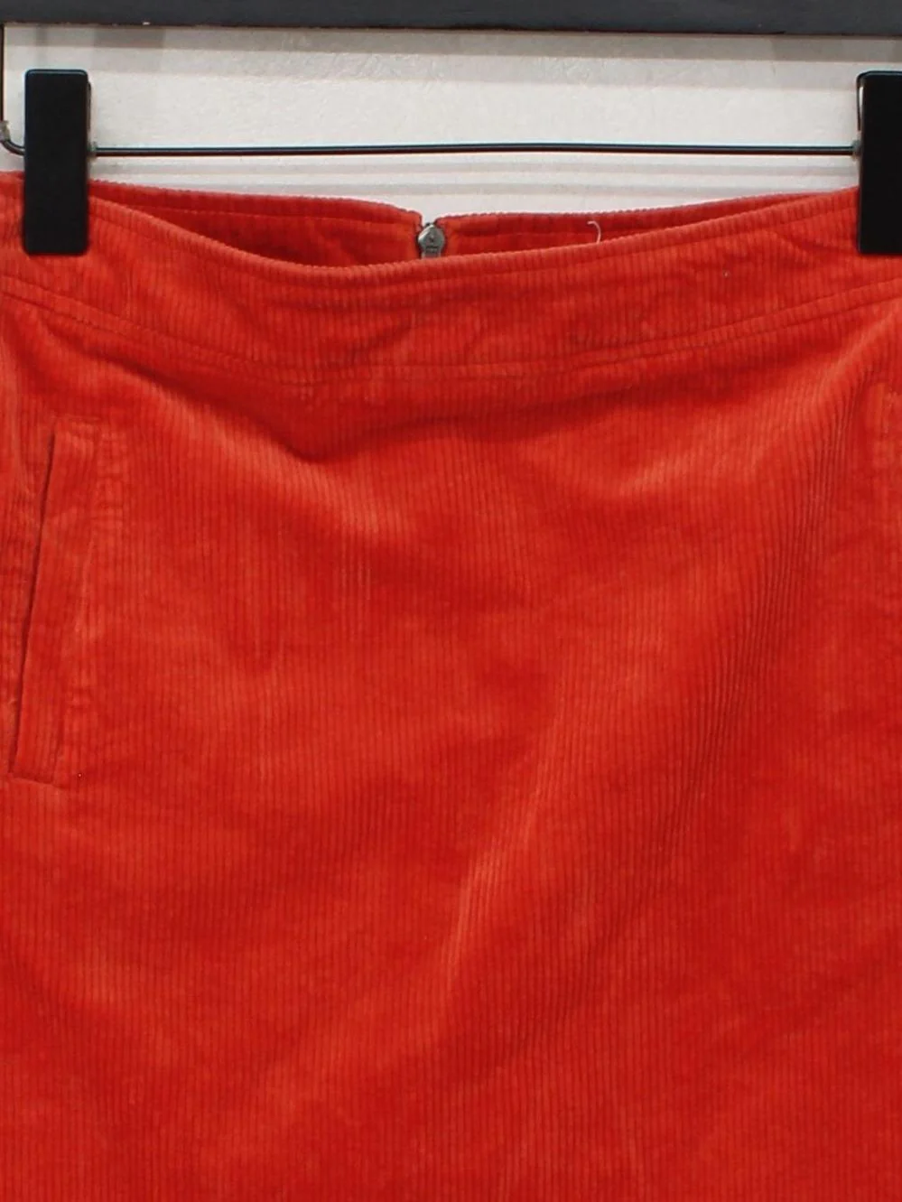 White Stuff Women's Mini Skirt UK 6 Orange Cotton with Elastane Short Mini - Image 3