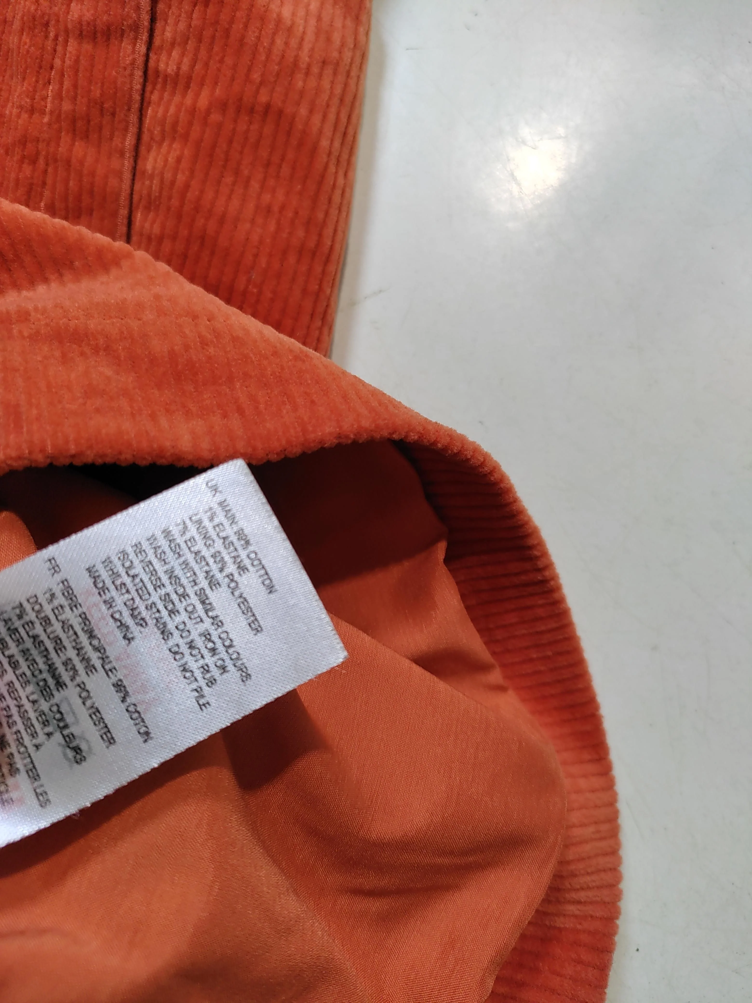 White Stuff Women's Mini Skirt UK 6 Orange Cotton with Elastane Short Mini - Image 6