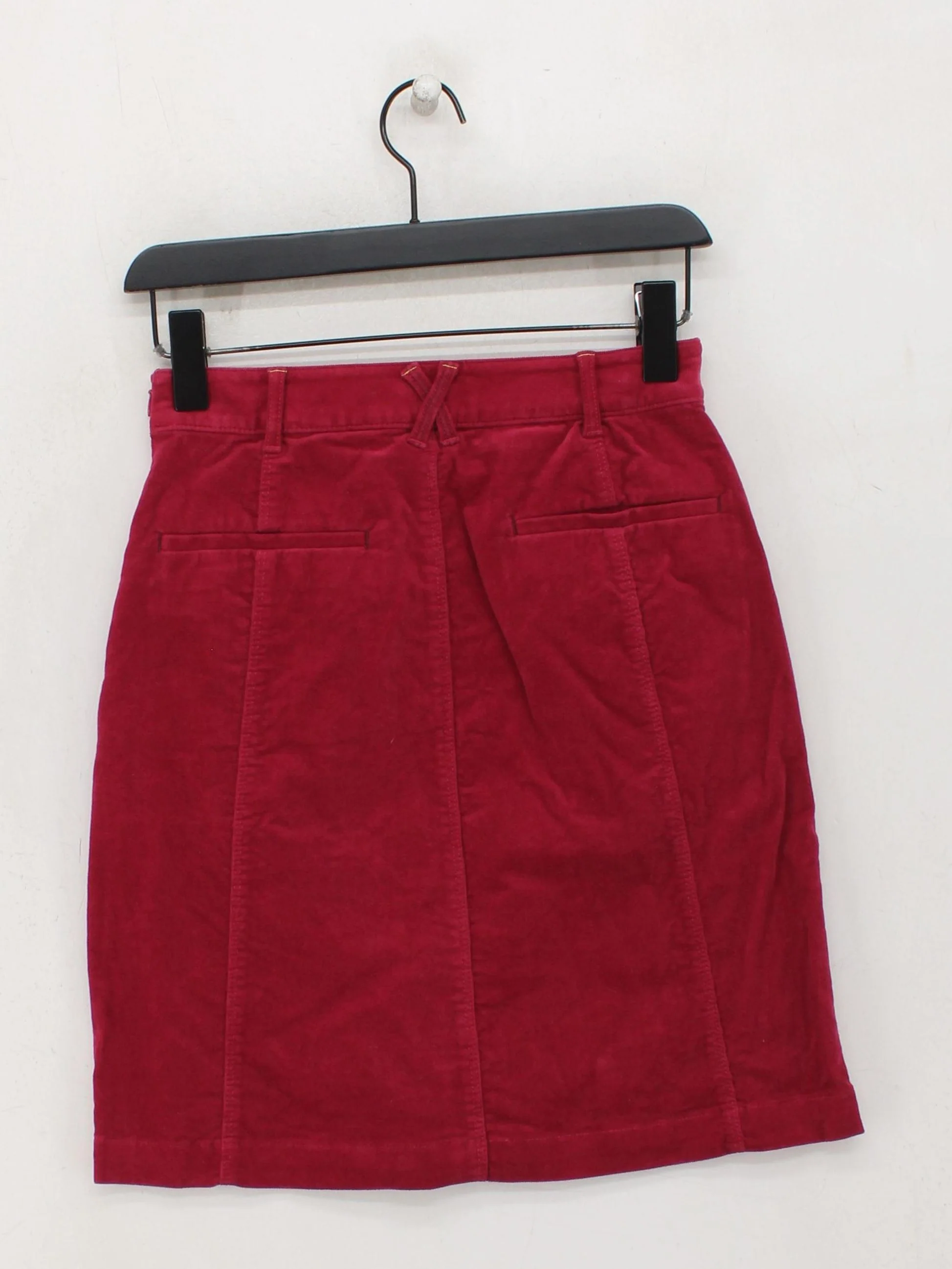White Stuff Women's Mini Skirt UK 6 Red Cotton with Elastane Short Mini - Image 2