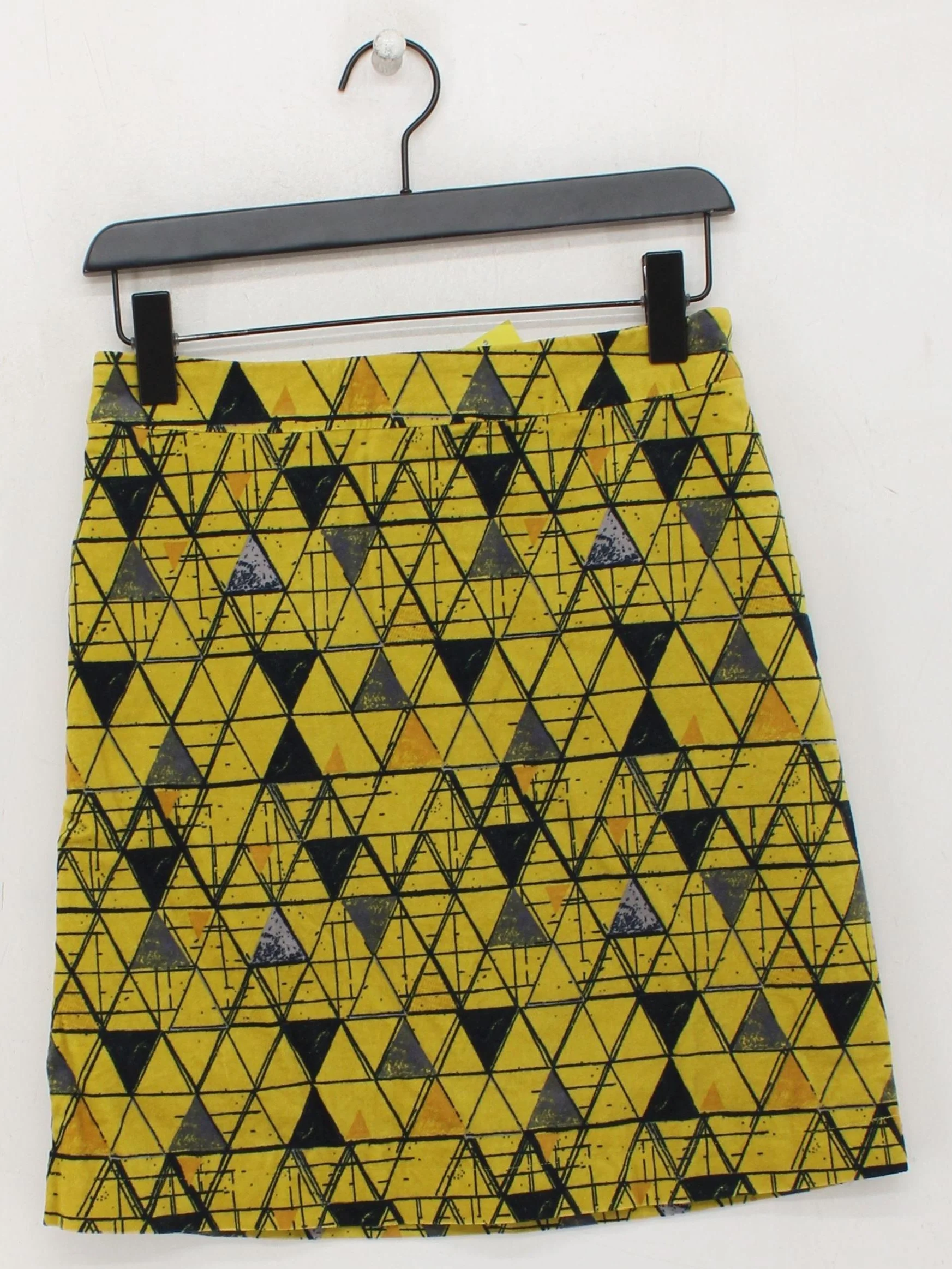 White Stuff Women's Mini Skirt UK 6 Yellow Cotton with Elastane Mini - Image 2