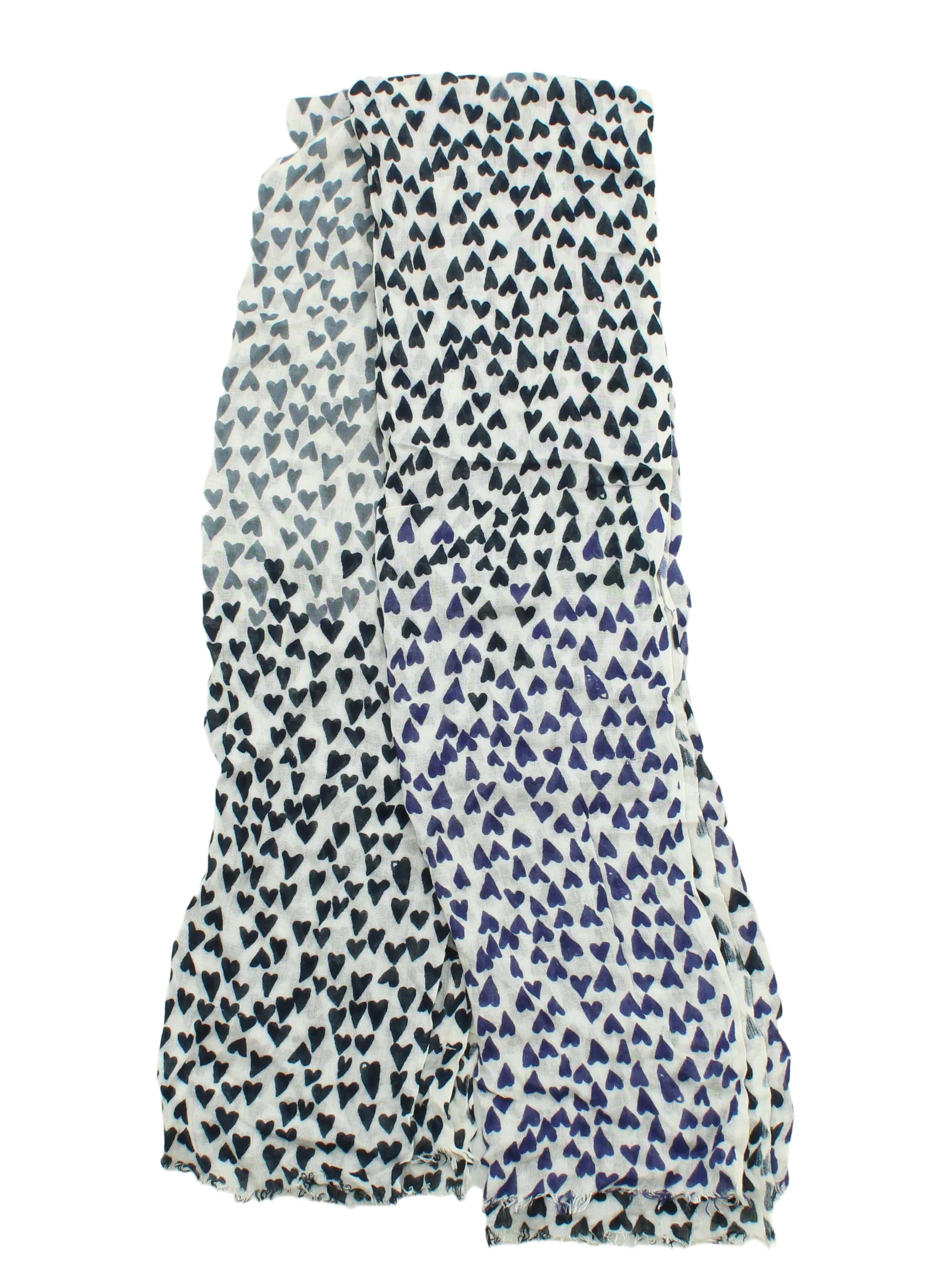 White Stuff Women's Scarf Multi Animal Print 100% Viscose Rectangle Scarf