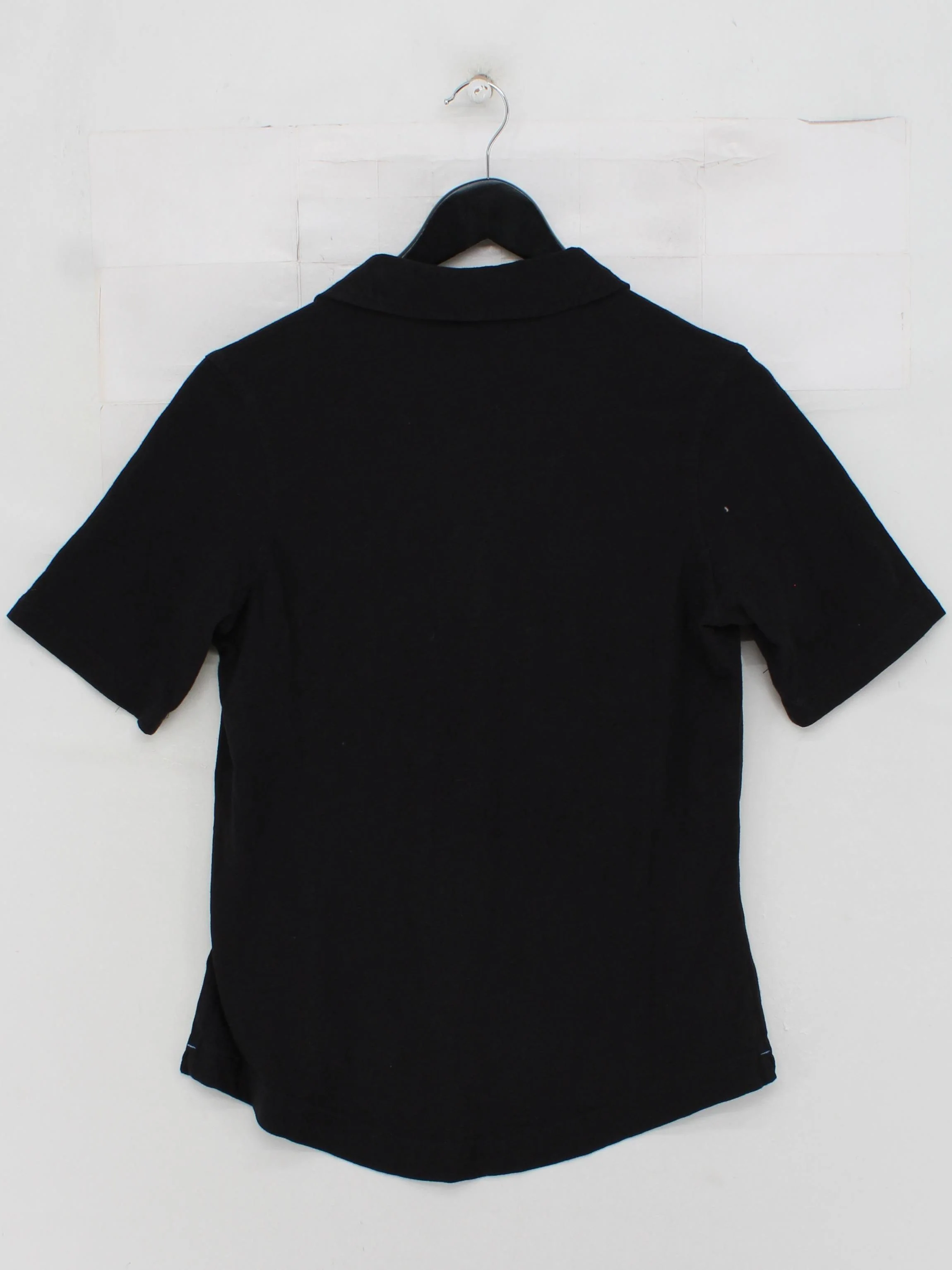 White Stuff Women's Shirt M Black 100% Cotton Basic New with tags - Image 2