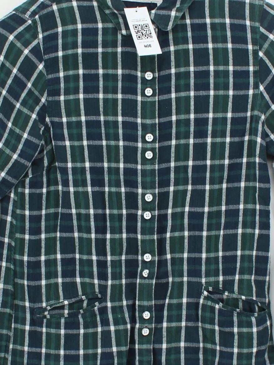 White Stuff Women's Shirt S Green 100% Cotton Basic - Image 3