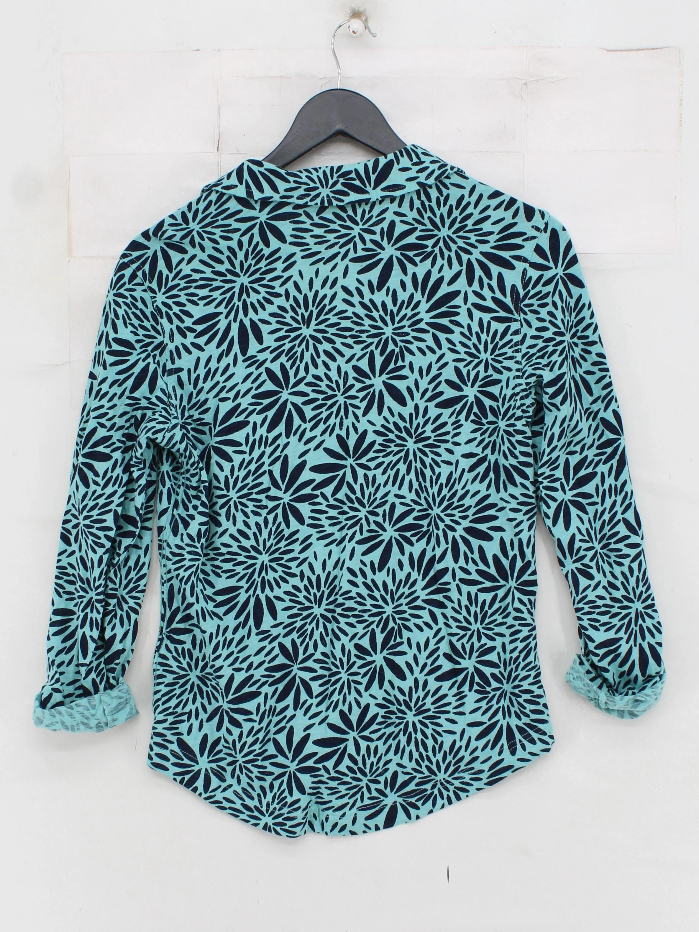 White Stuff Women's Shirt UK 12 Blue 100% Cotton Basic - Image 2