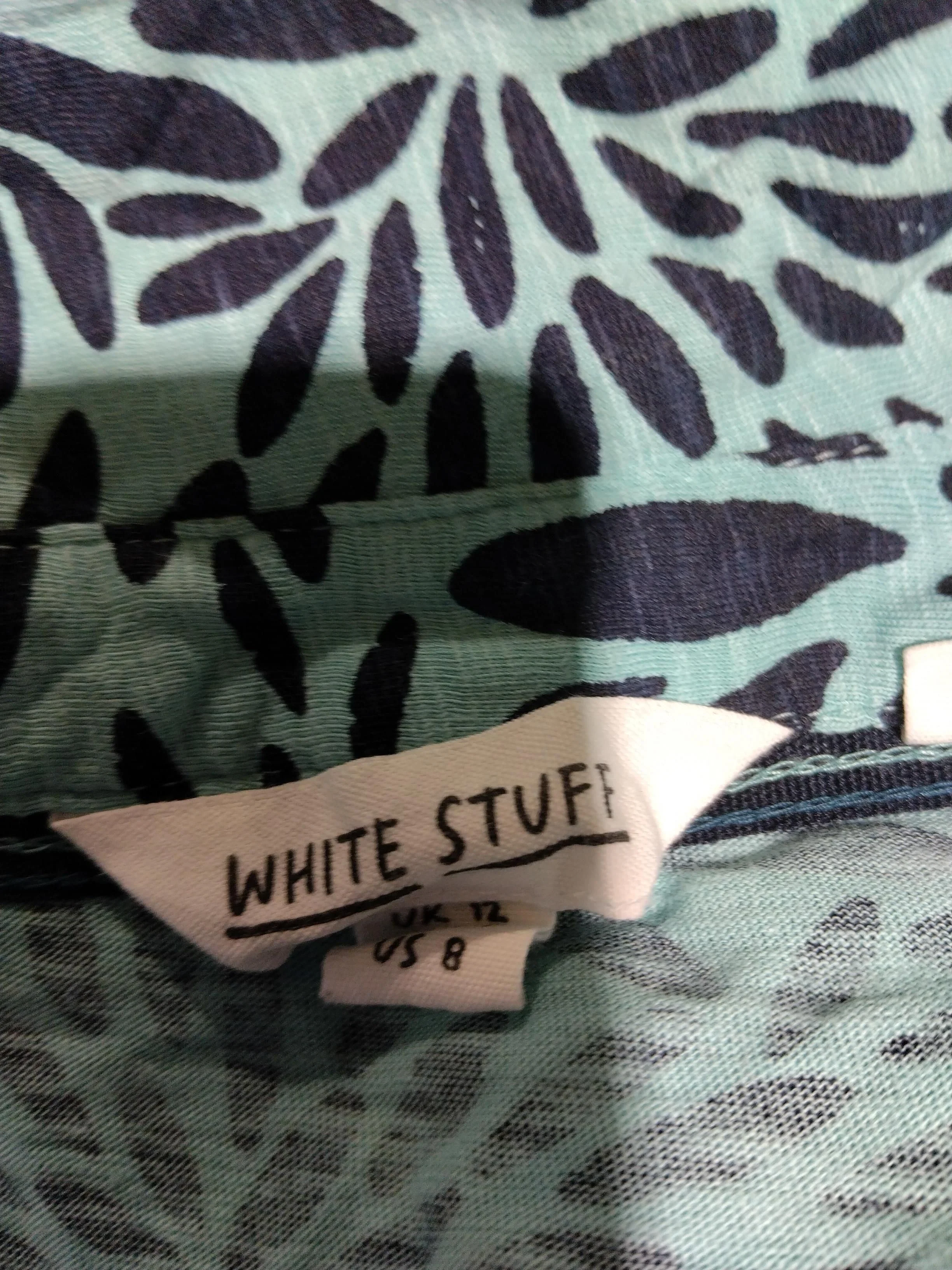 White Stuff Women's Shirt UK 12 Blue 100% Cotton Basic - Image 5