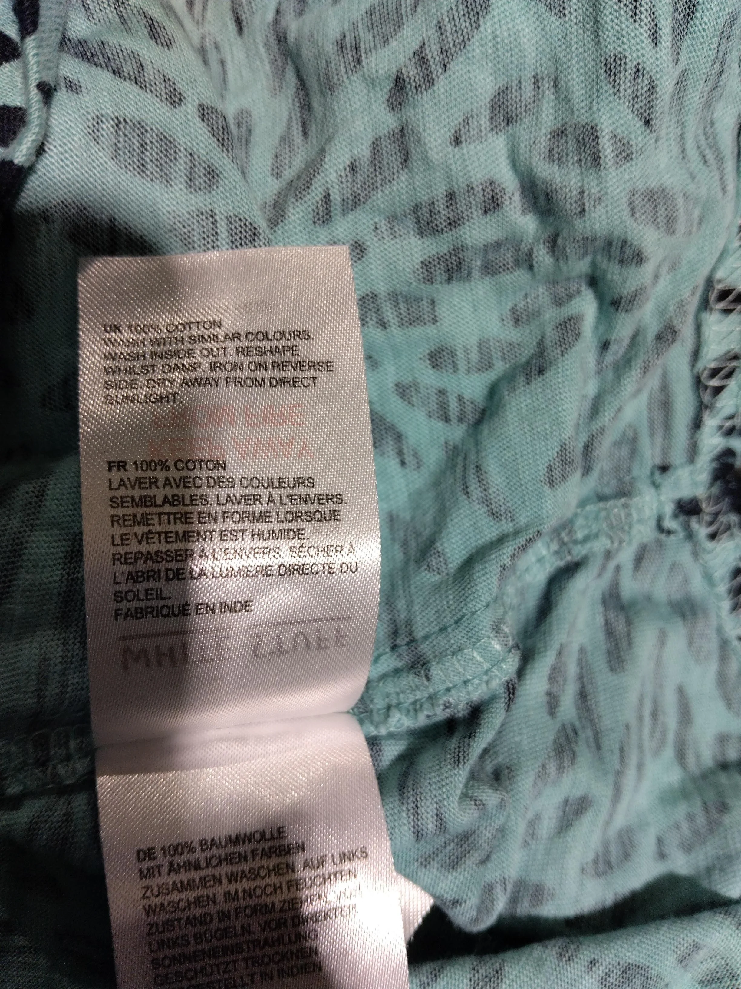 White Stuff Women's Shirt UK 12 Blue 100% Cotton Basic - Image 6