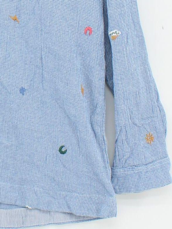 White Stuff Women's Shirt UK 12 Blue Cotton with Polyester Basic - Image 4