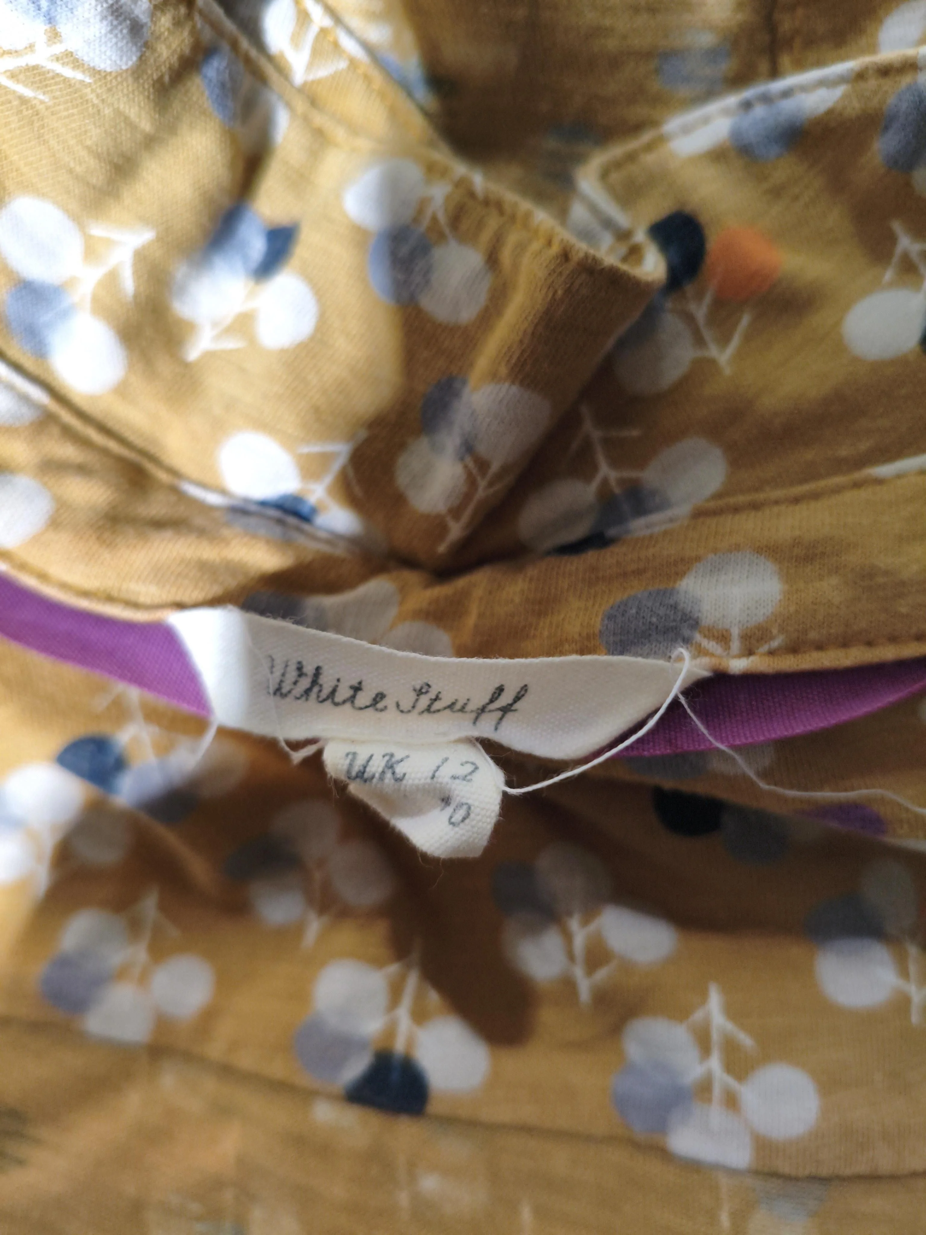 White Stuff Women's Shirt UK 12 Yellow 100% Cotton Basic - Image 5