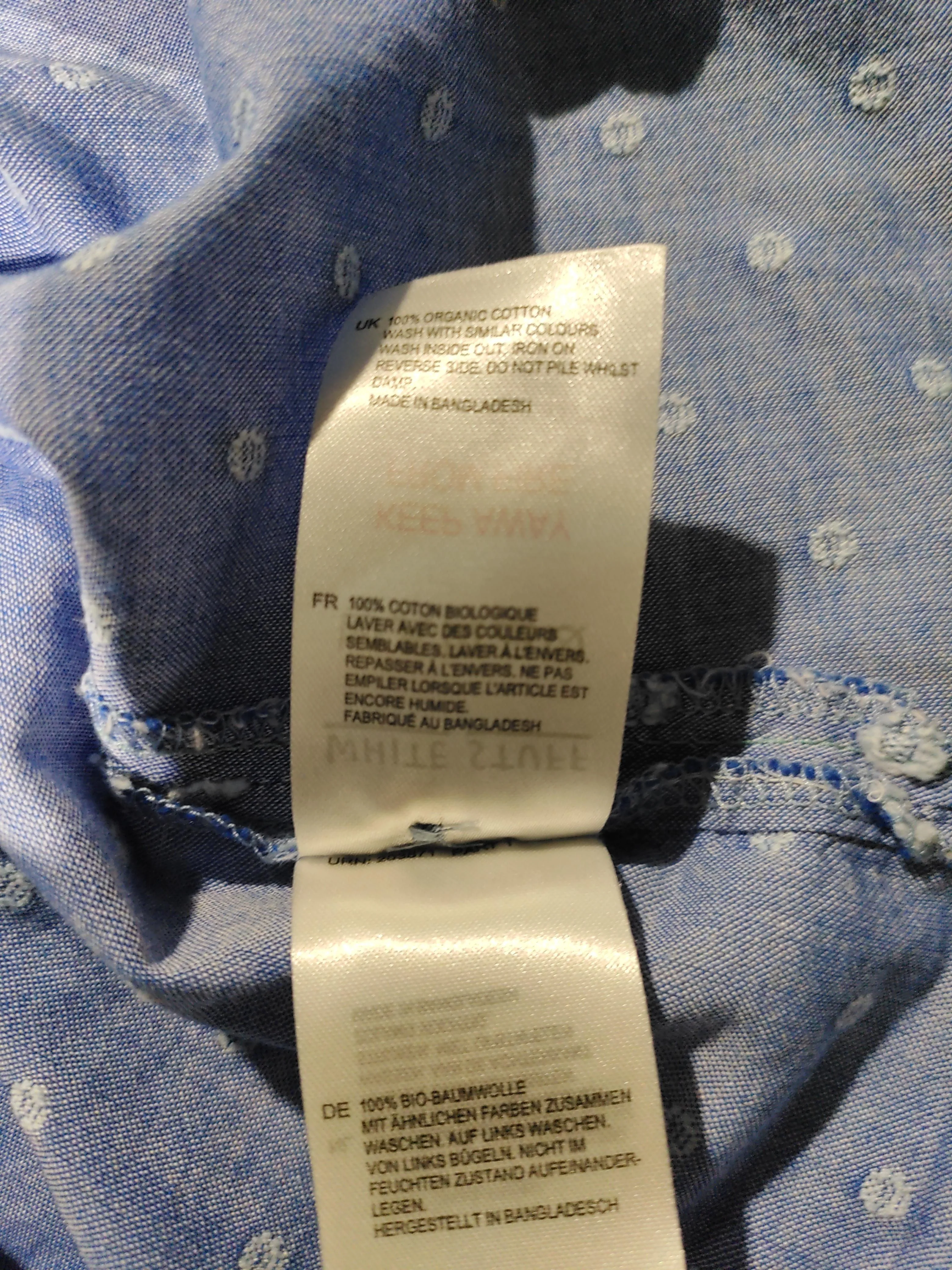 White Stuff Women's Shirt UK 14 Blue 100% Cotton Basic - Image 6